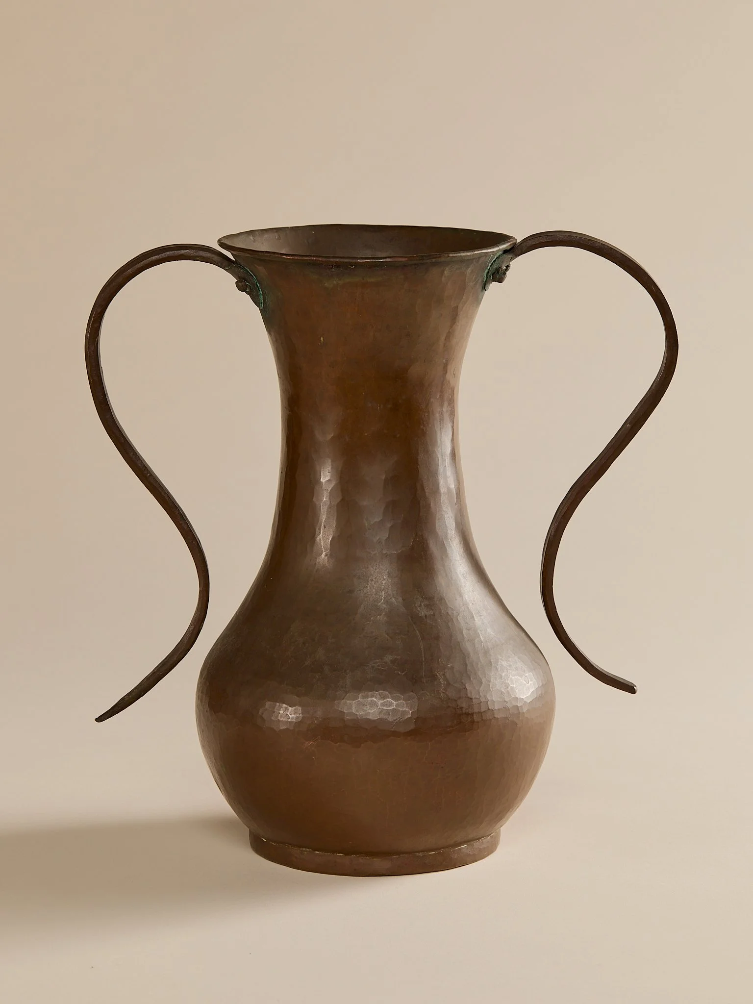 The Vintage Copper Open Handle Vessel