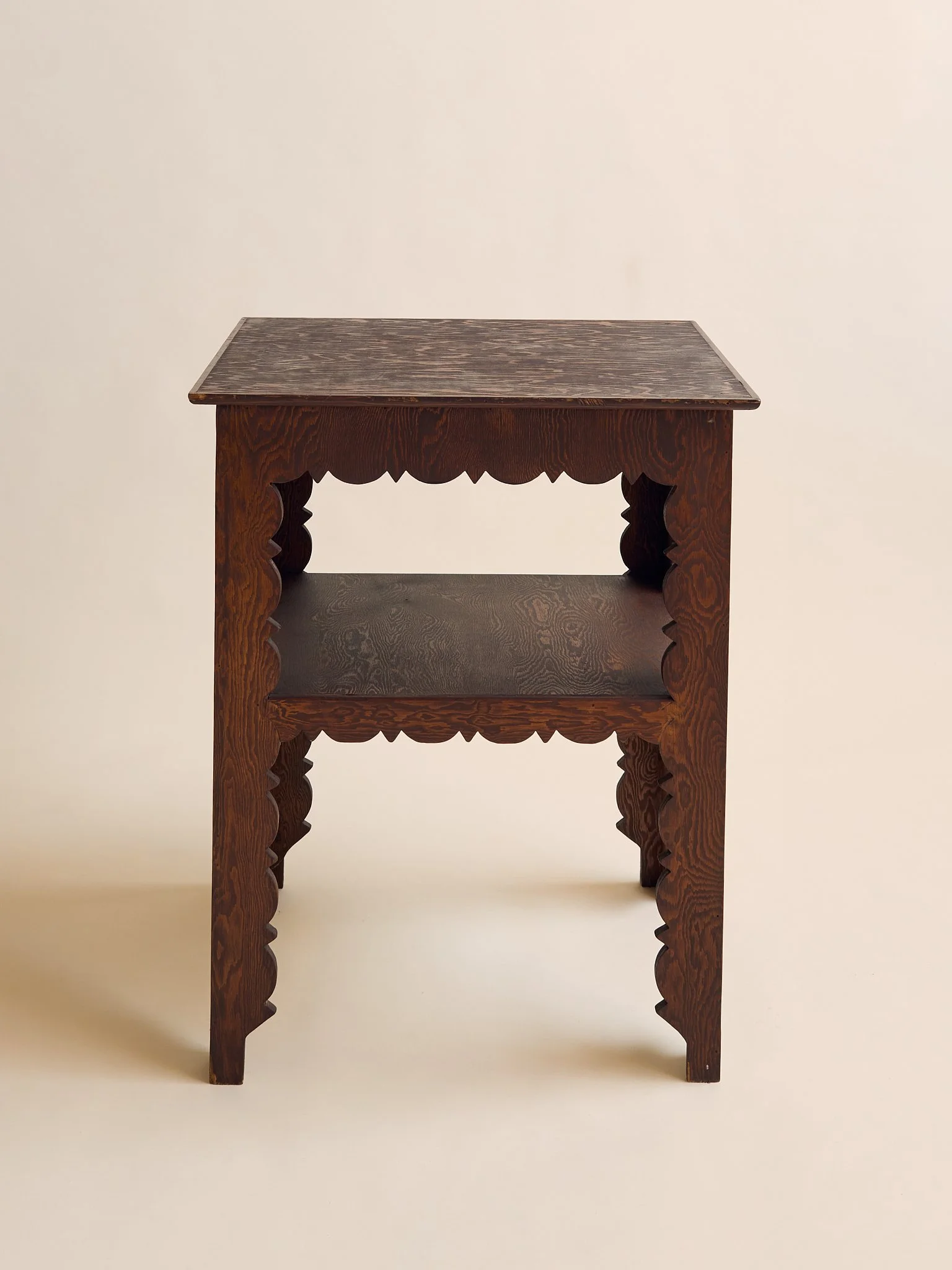 The Vintage Ornate Cut Plywood Table