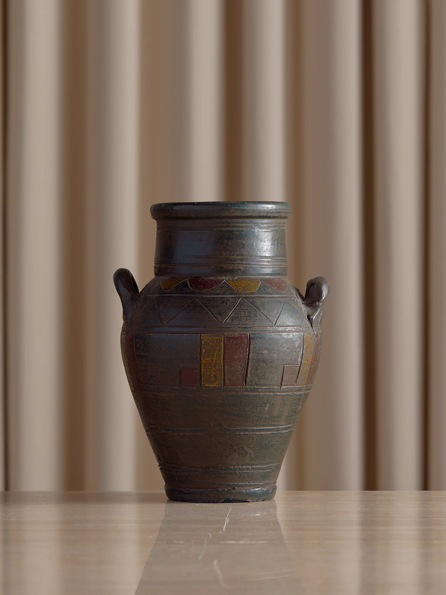 The Vintage Tall Moody Handle Vase