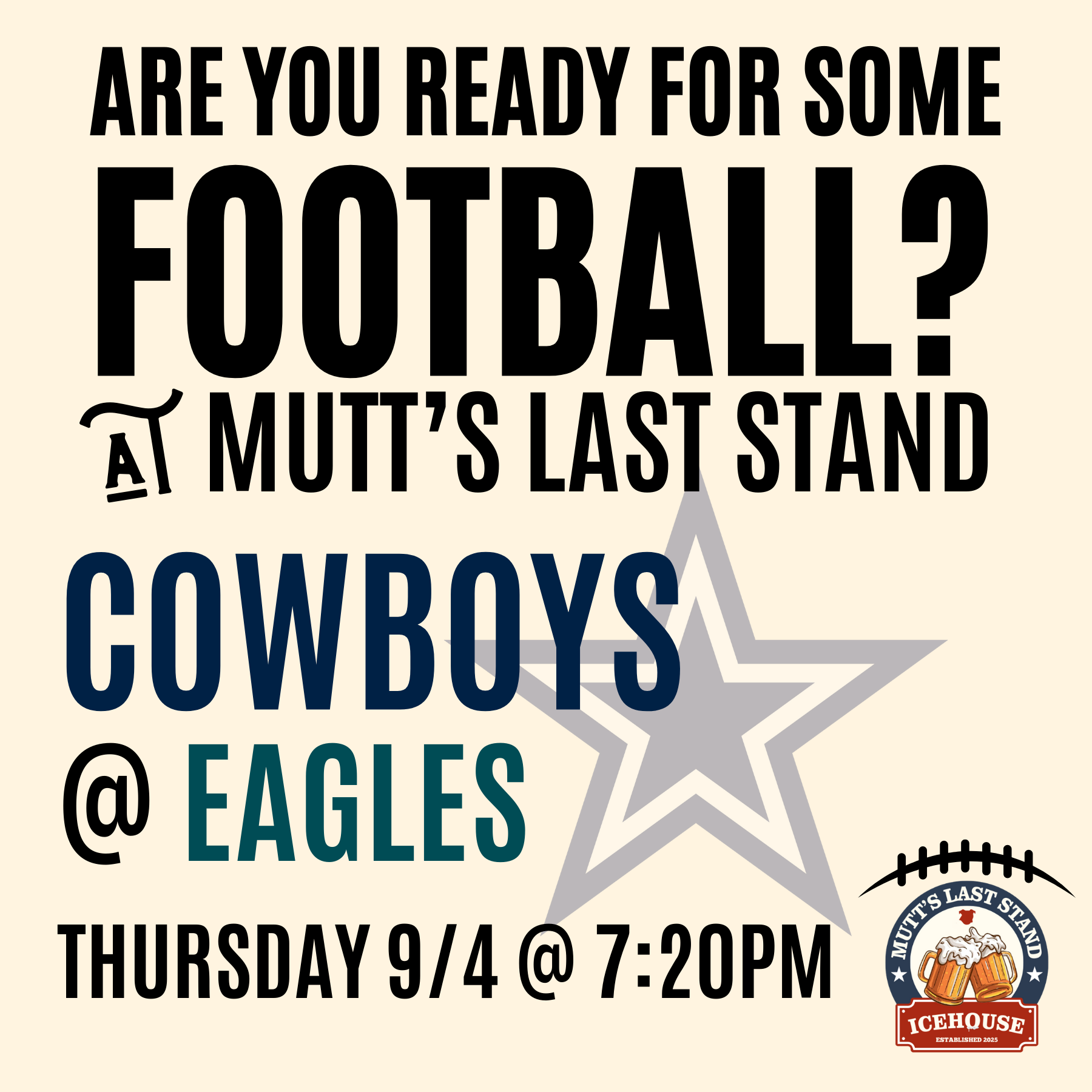 COWBOYS @ EAGLES