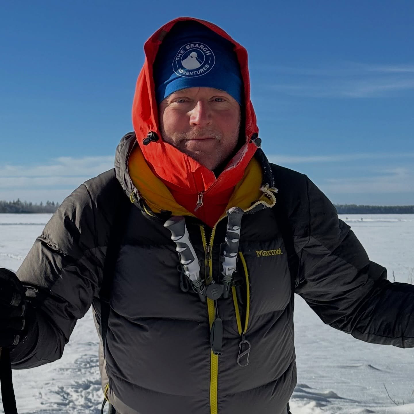 Skiing to the island of #paukansaari in Saimaa Lake was a joyful experience.. 2026 winter break with my family turned into a great adventure. #Suomi #Winter #Marmot #StellarEquipement