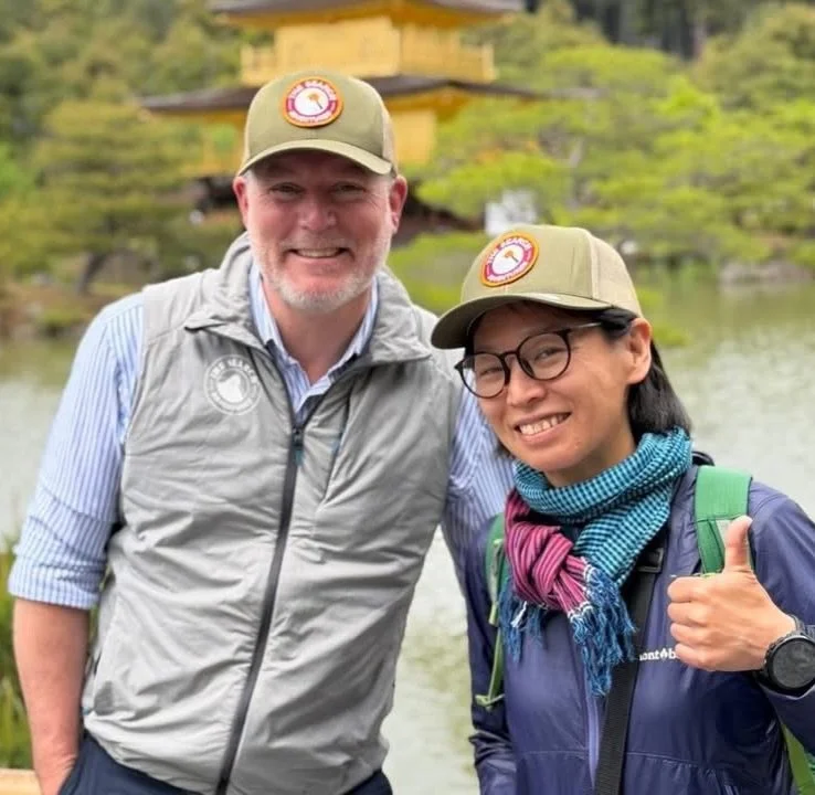 Kinkaku-ji (金閣寺), &rdquo;Gyllene paviljongens tempel&rdquo;. H&auml;r med Hiromi under @thesearchadventures shogun expedition 2026.
