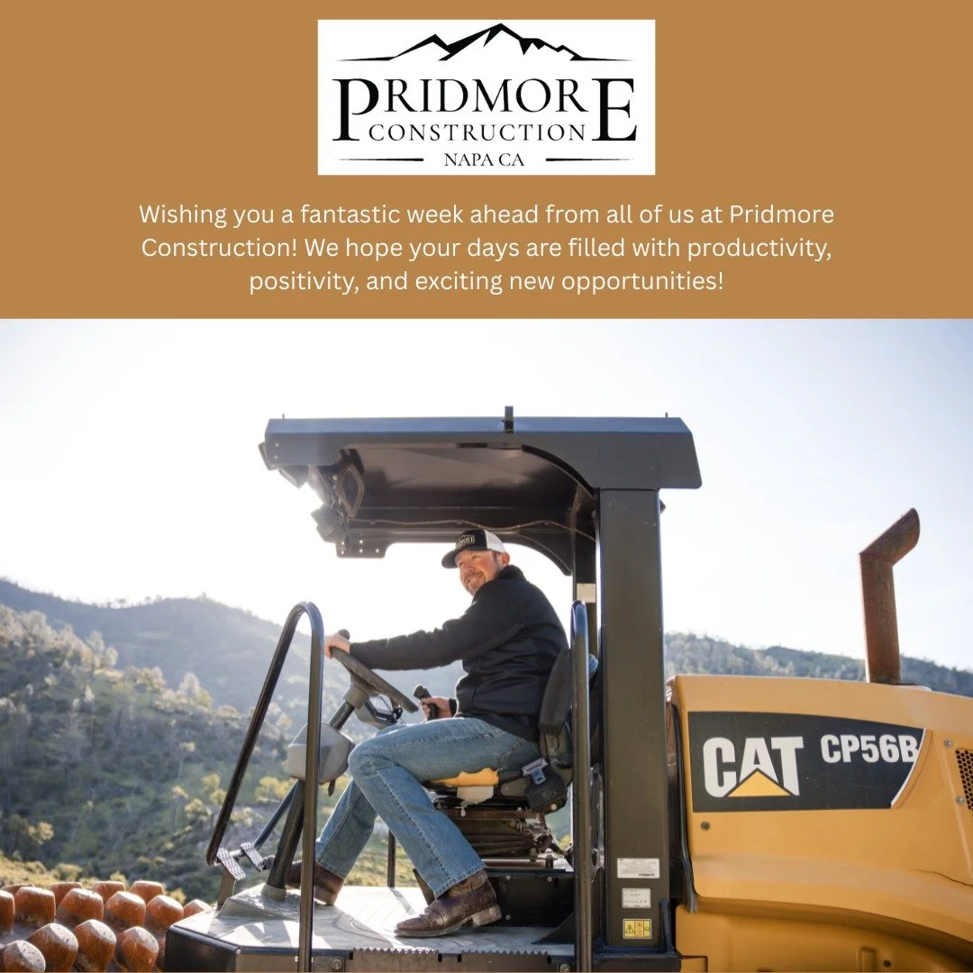 Happy Monday from the crew at Pridmore Construction! 

#happymonday #napaconstruction #workhardplayhard #bluecollar #pridmoreconstruction #pridmoreconstructionllc #napa #napavalley