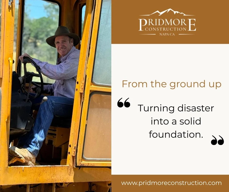 When a landslide hits, fast and reliable action matters. 

At Pridmore Construction, we&rsquo;ve built our reputation on handling tough jobs like slope stabilization, excavation, and clean-up across Napa Valley. With decades of experience, we don&rsq