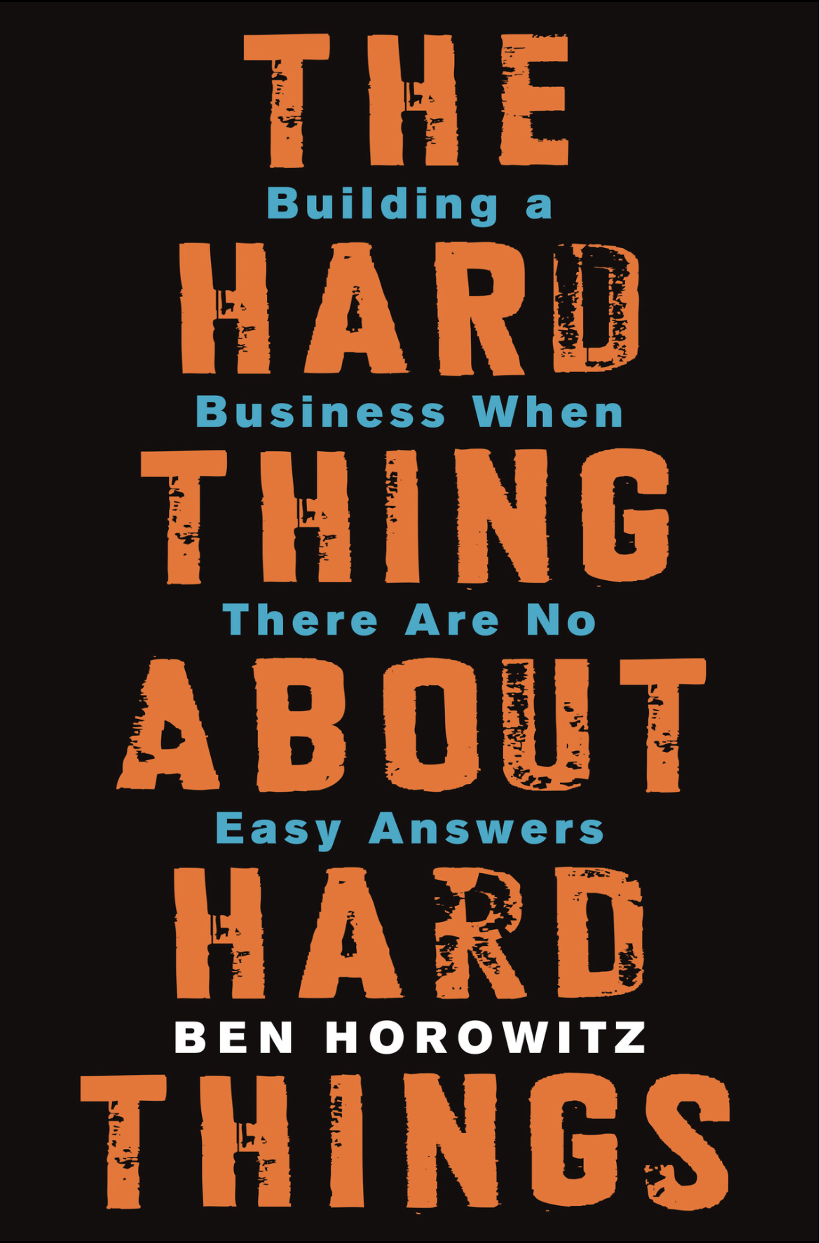 The Hard Thing About Hard Things from Ben Horowitz |  Leadership Lessons for Builders, CEOs, and Senior Operators