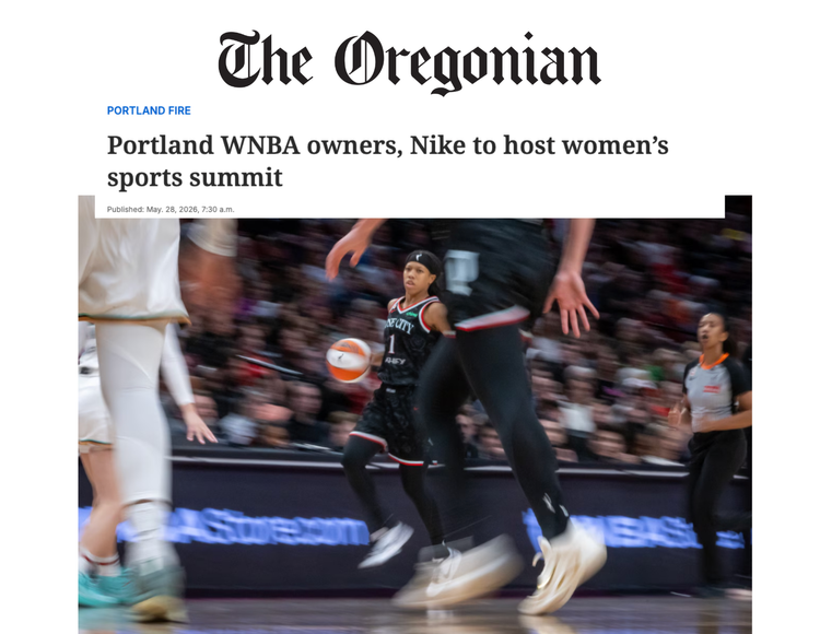 The Oregonian featured press - Portland WNBA owners, Nike to host women's sports summit