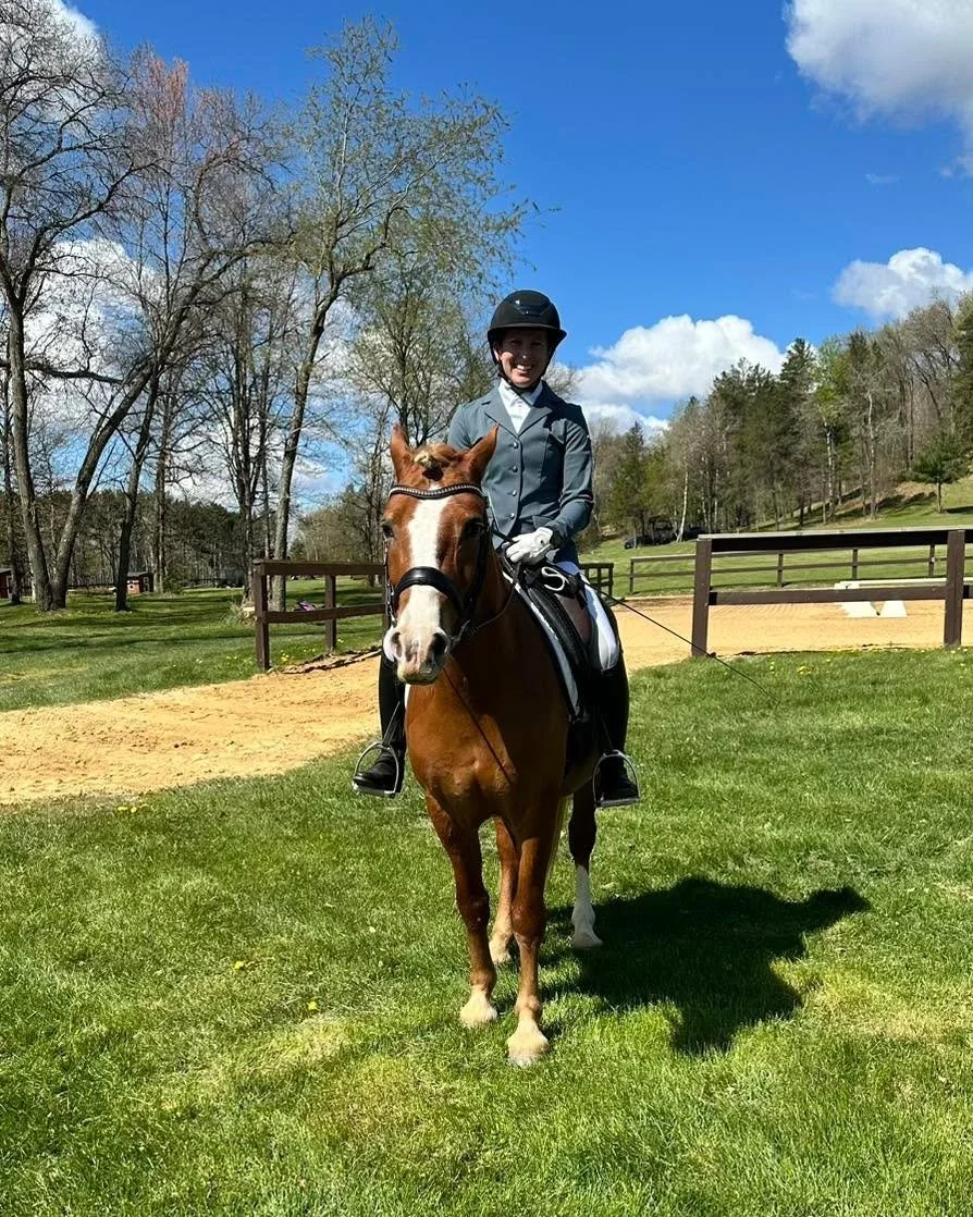 Mayflower 1 &amp; 2 is off to a great start! 
And of course, featuring Cece at &ldquo;C.&rdquo;

@adastraeventing @bridgetburseydressage @ottercreekfarmwi @checkmate.equestrian