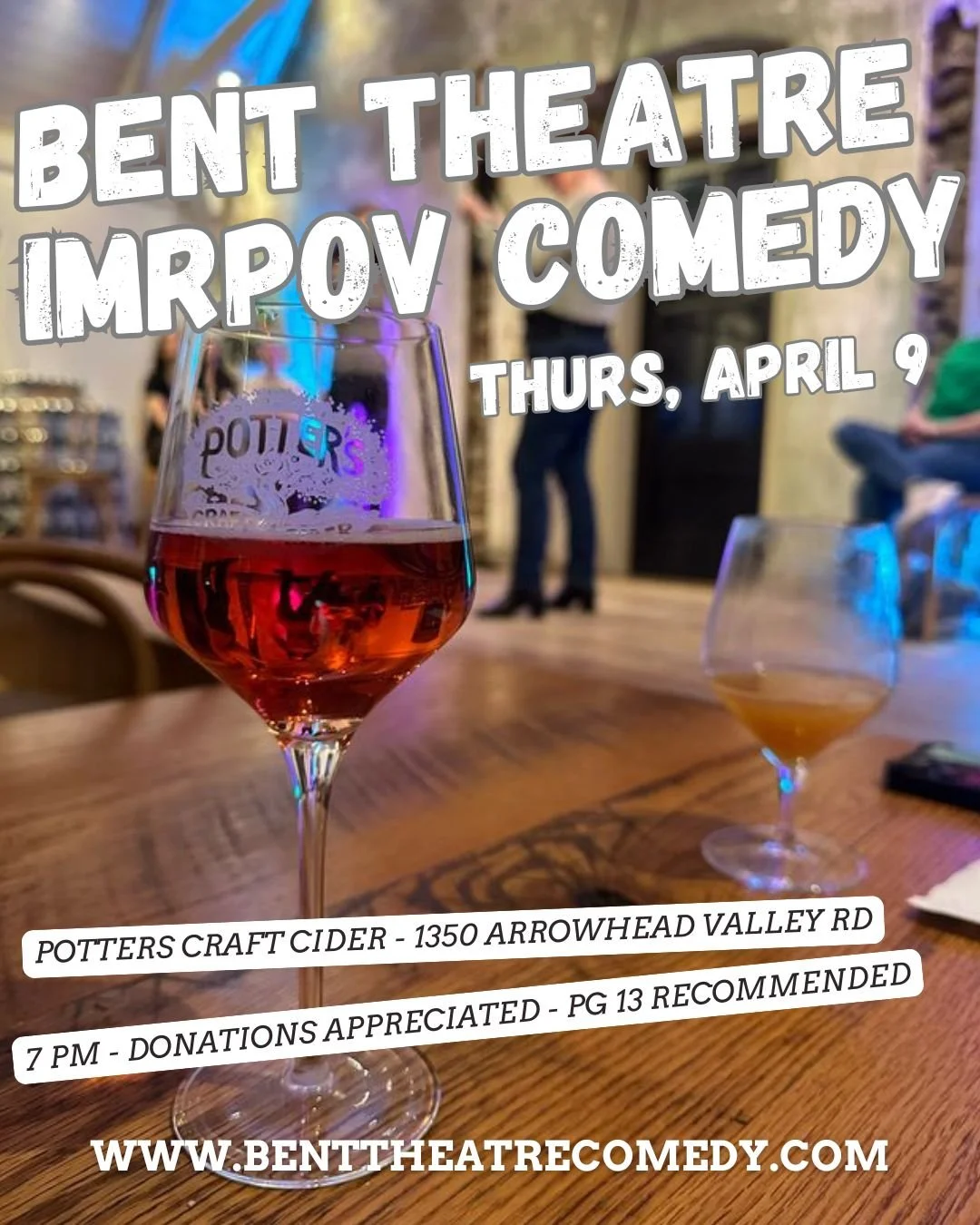 Improv at Potters Craft Cider 