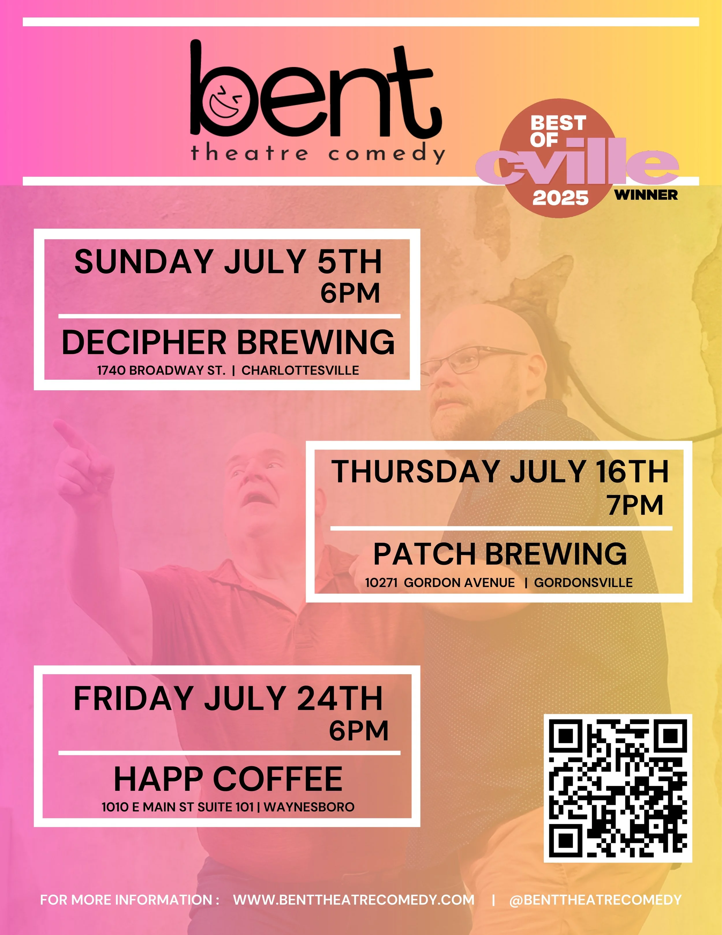 Peak Peach Season. Peak Improv Season. Coincidence? Probably.