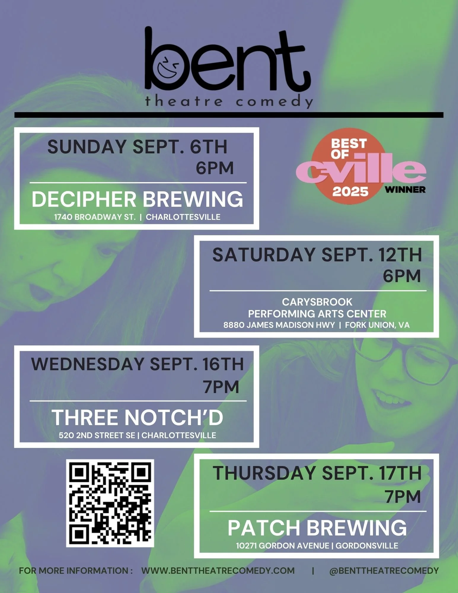 Four shows. September. That's it