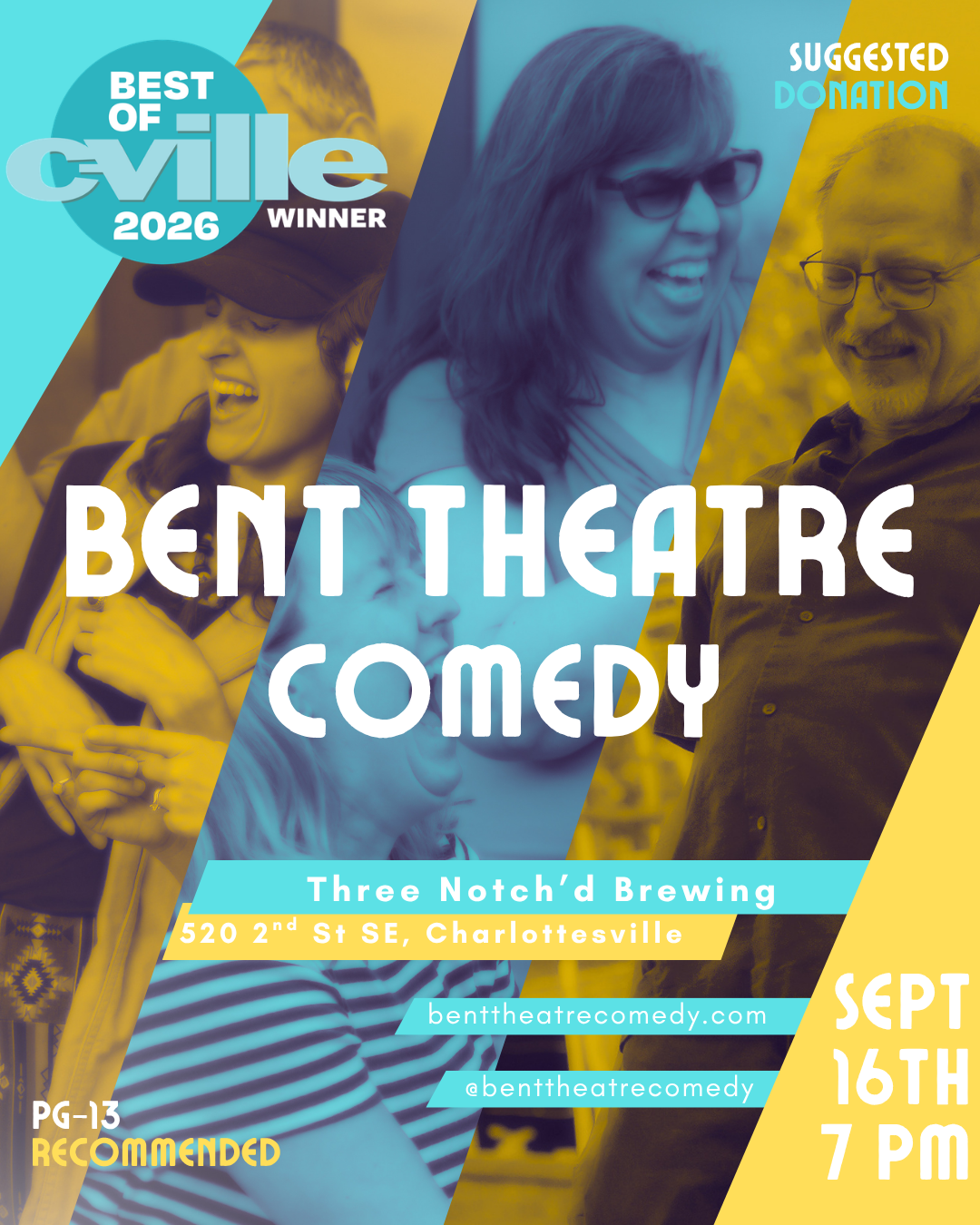 Bent Theatre Comedy @ Three Notch'd Brewery 