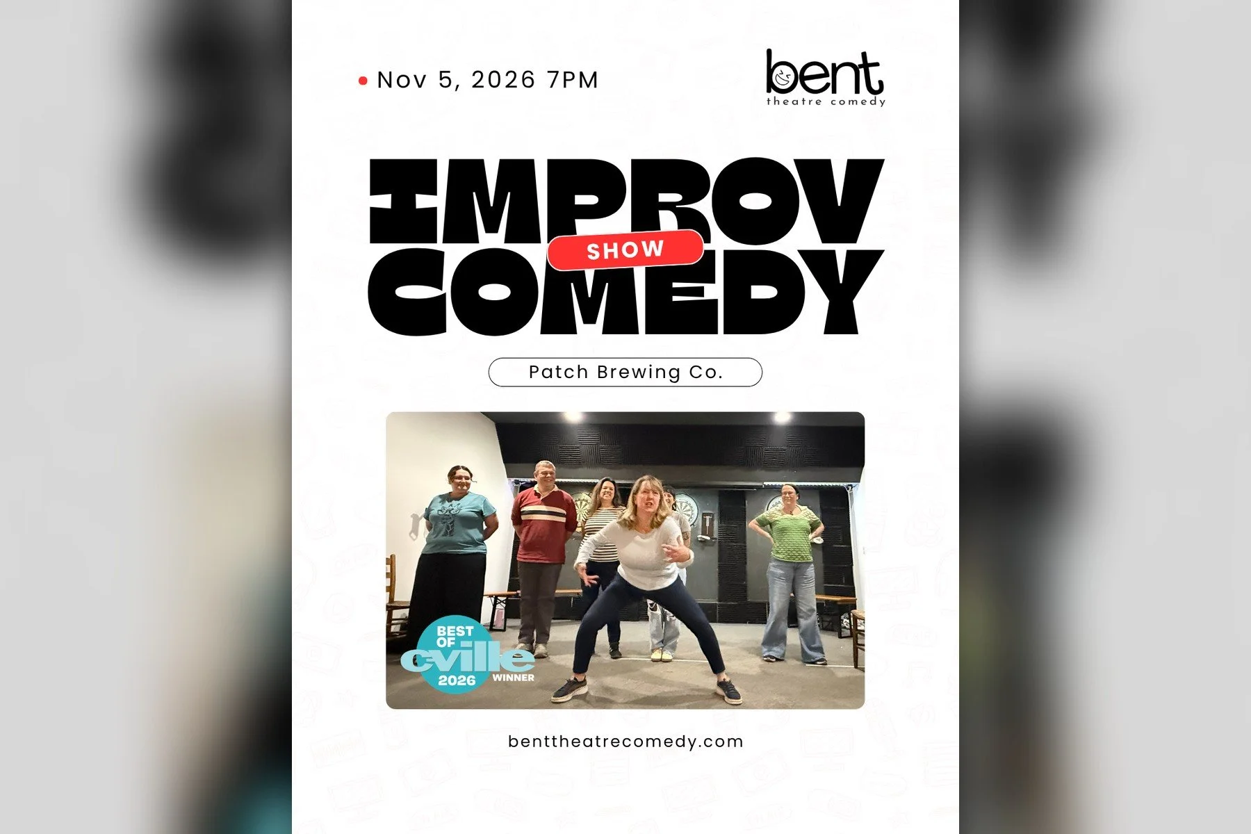 Free Improv Comedy at Patch Brewing - November 2026