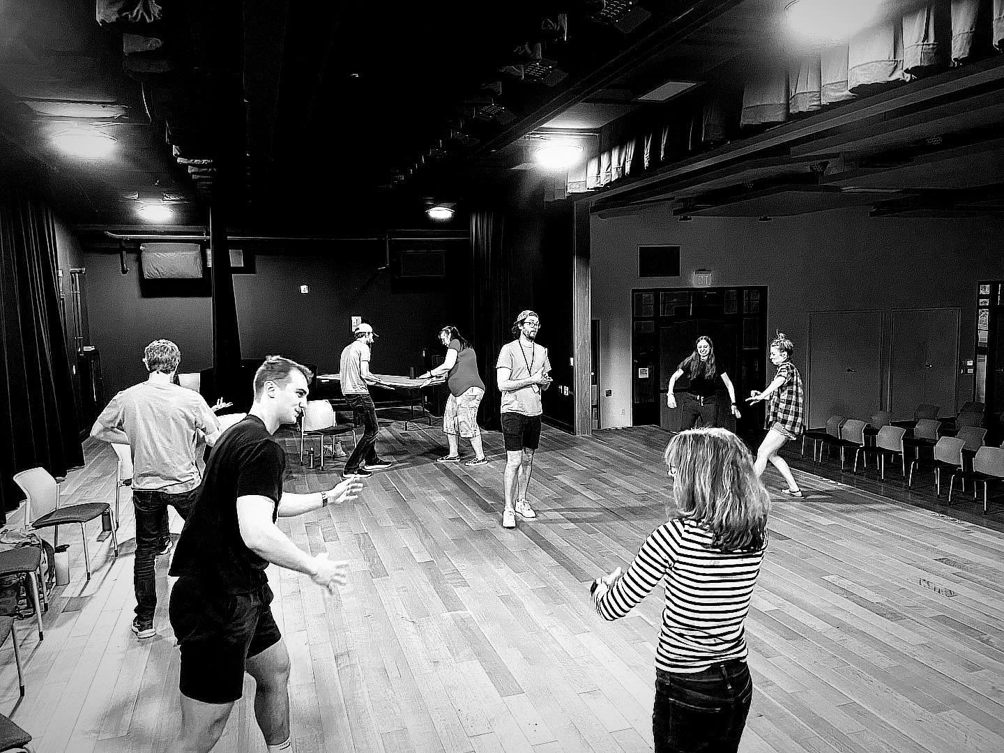 Improv class Charlottesville comedy Decipher Potter's fun date night Bent Theatre
