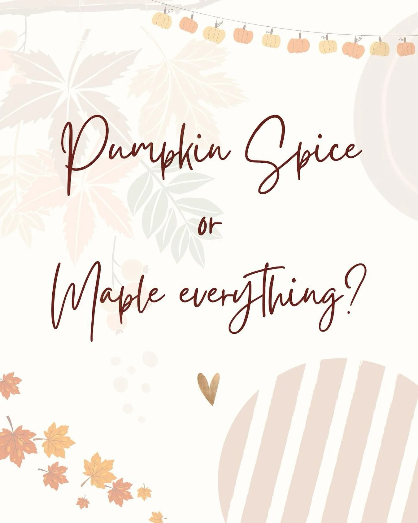 The fall flavor face-off&hellip;. What is your pick?! 🎃🍁✨🧡

#TheYogaStudio #CamarilloYoga