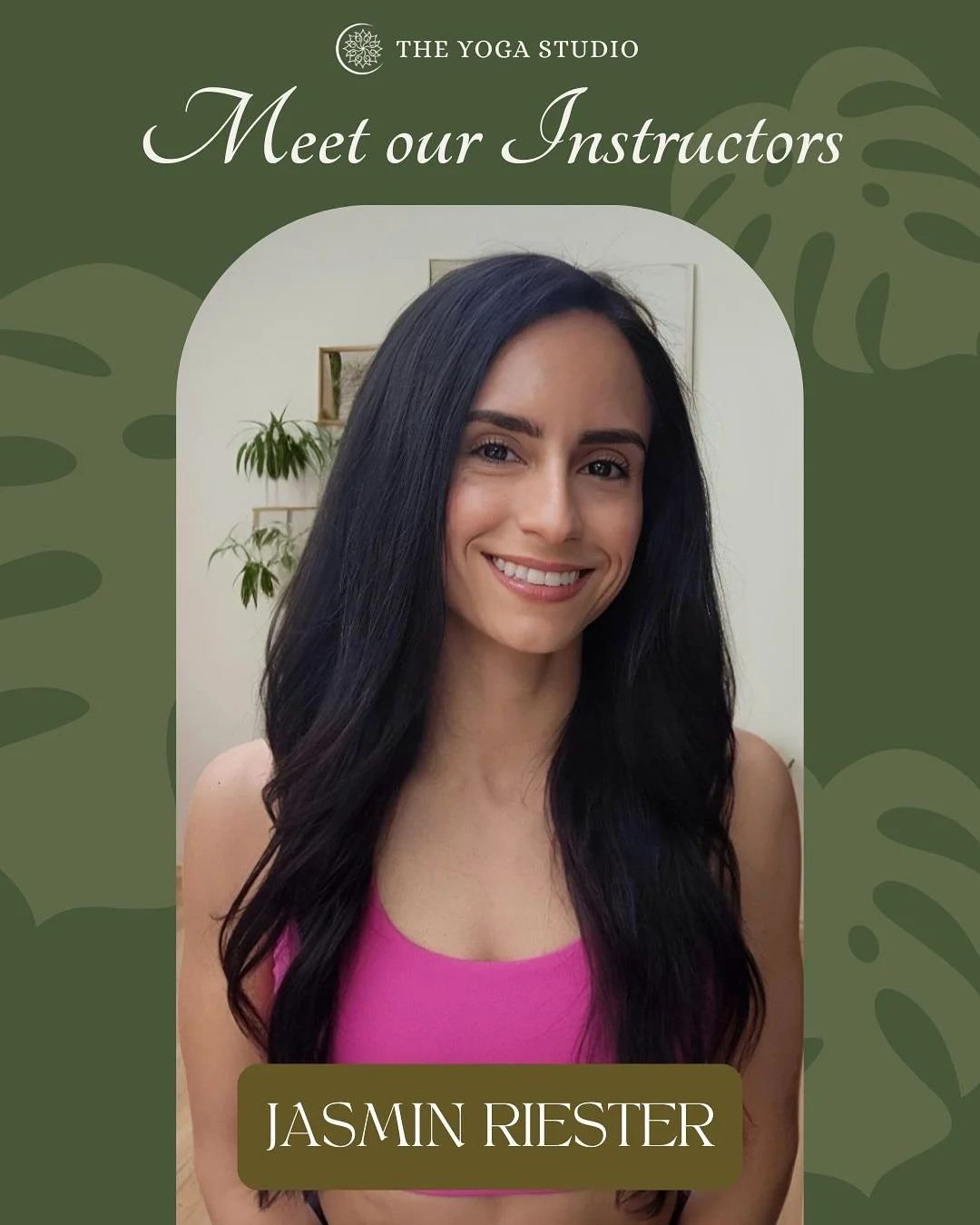 Meet Jasmin! We are excited to have her join our studio team! 

Starting in March she will be teaching three classes a week! You can find her on&hellip;
✨Wednesdays from 9:30-10:30am teaching a Mat Pilates - Resistance class
✨Fridays from 10:30-11:15
