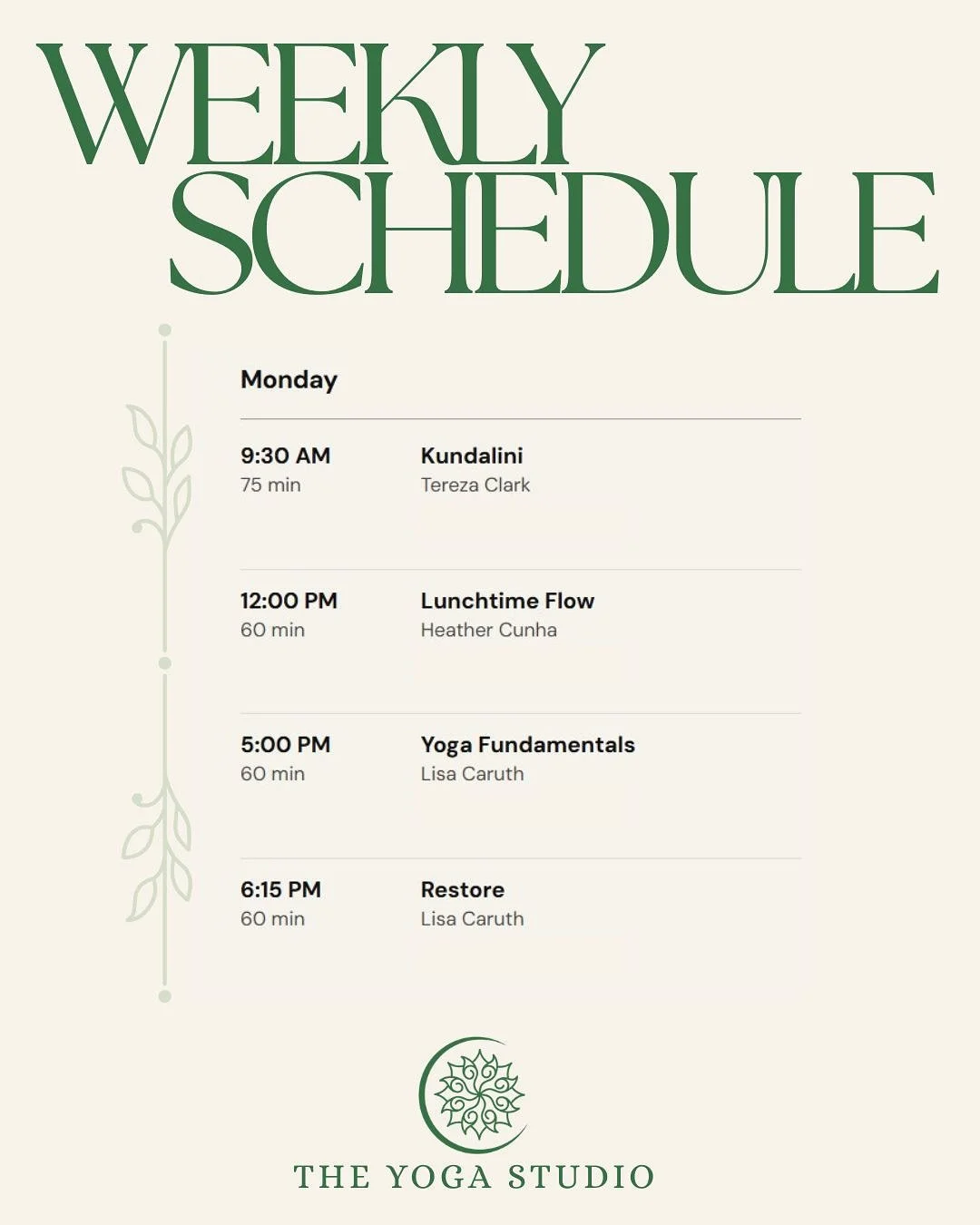 Which classes are you signing up for this week? 🤗

Check out two new classes this week on Thursday with Marie! 

#TheYogaStudio #CamarilloYoga