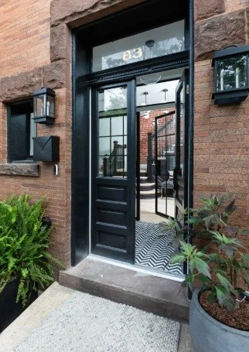 Victorian Row Home Historic Glass