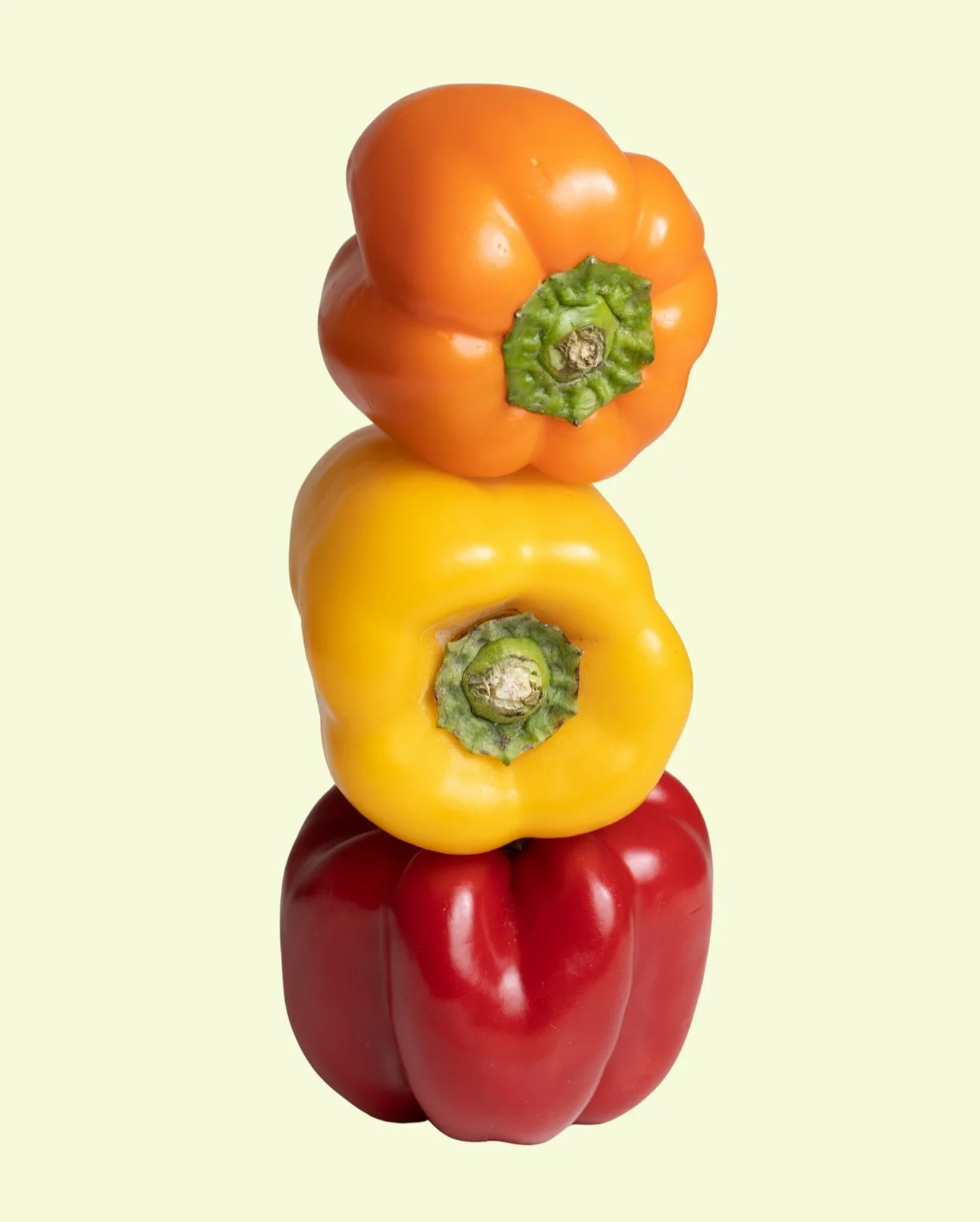 Ricotta Stuffed Bell Peppers
Yield 2 servings

☀️Ingredients
&bull; 2 Red, Yellow or Orange Bell peppers, halved, seeds removed 
&bull; 2 tbsp olive oil

☀️Ricotta Filling for 2 Peppers
&bull; 1 cup ricotta cheese or farmer&rsquo;s cheese
&bull; 1 cu