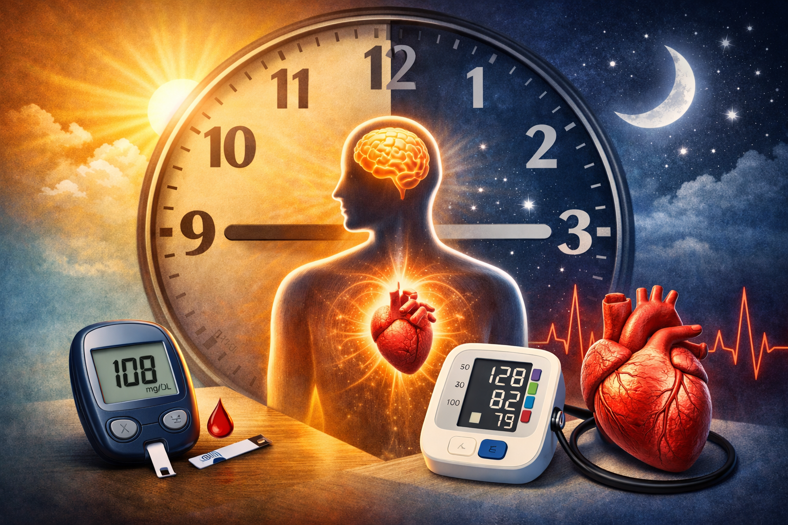 Why Your Body Clock Matters for Blood Sugar, Blood Pressure, and Heart Health