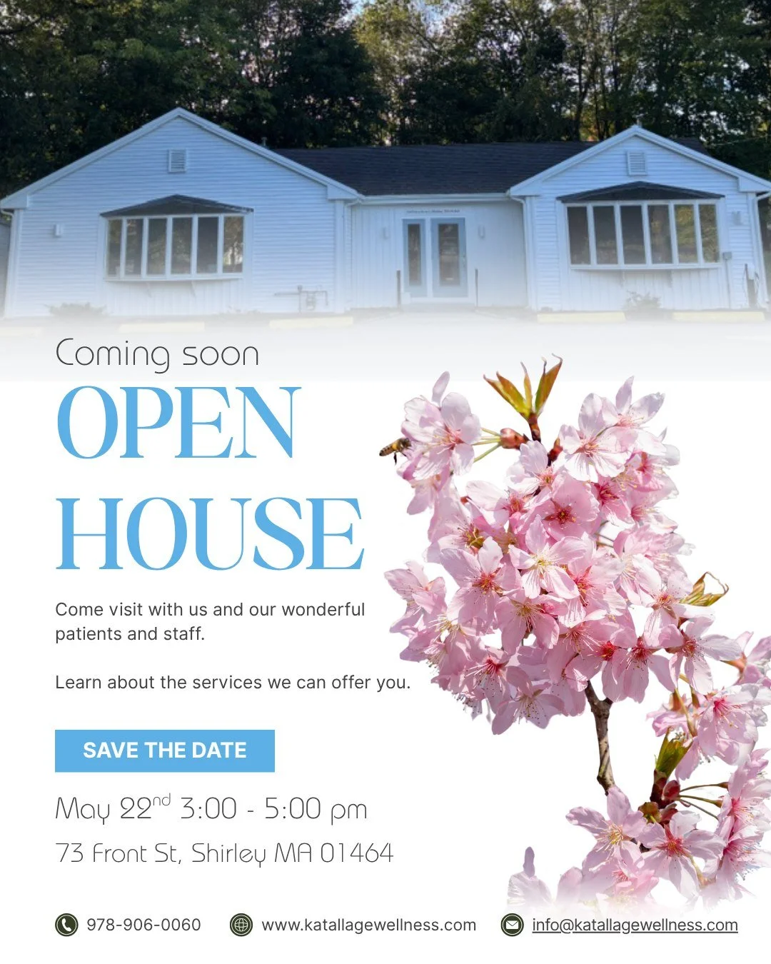 Come visit with us and our wonderful patients and staff!

Learn about the services we can offer you at any stage of wellness.

Enter our raffle for a prize that just may increase your vitality.

For those of you that can come in person, we are offeri