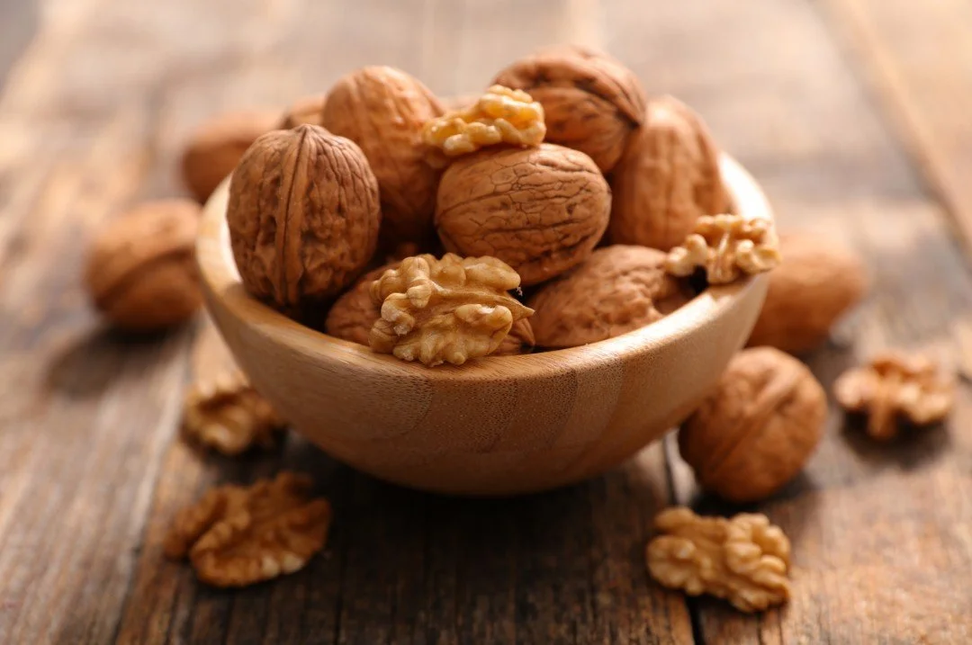 Creamy Walnut Salad Dressing 

Yield: serves 6

INGREDIENTS:
About 1/2 cup walnuts (about 2 ounces)
3 tablespoons white wine vinegar
1 tablespoon extra-virgin olive oil
1 teaspoon Dijon mustard

Combine all ingredients in a small food processor or bl