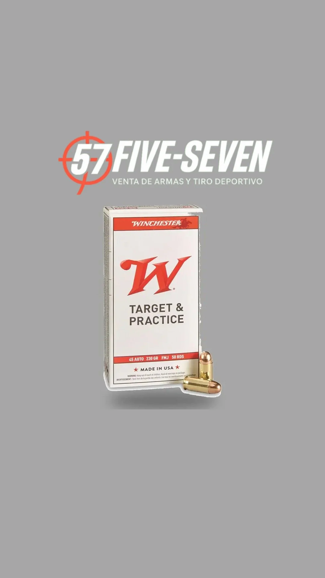 Winchester USA .45 Auto 230 gr FMJ