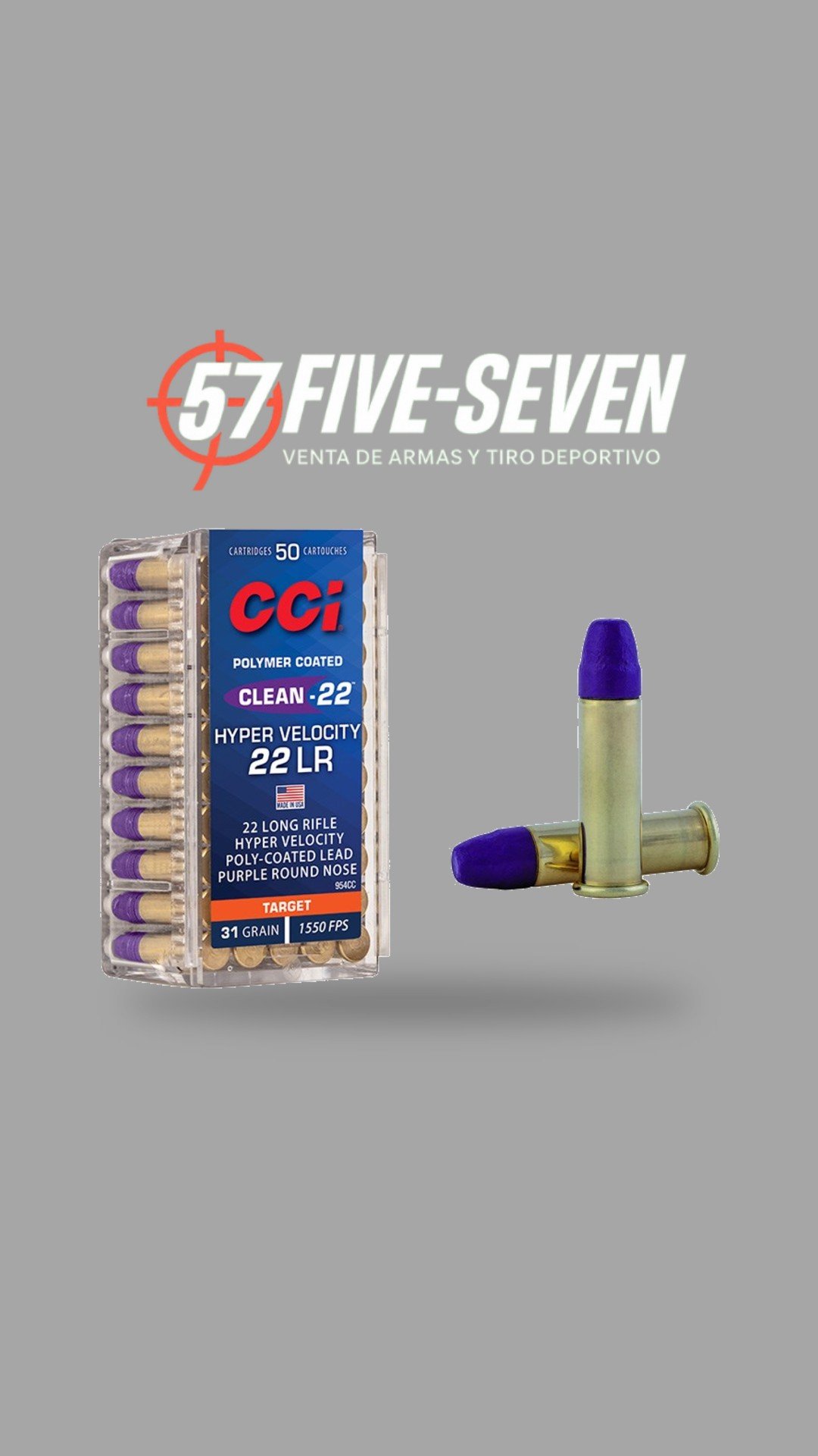 CCI Clean-22 Hyper Velocity .22 LR 31 gr