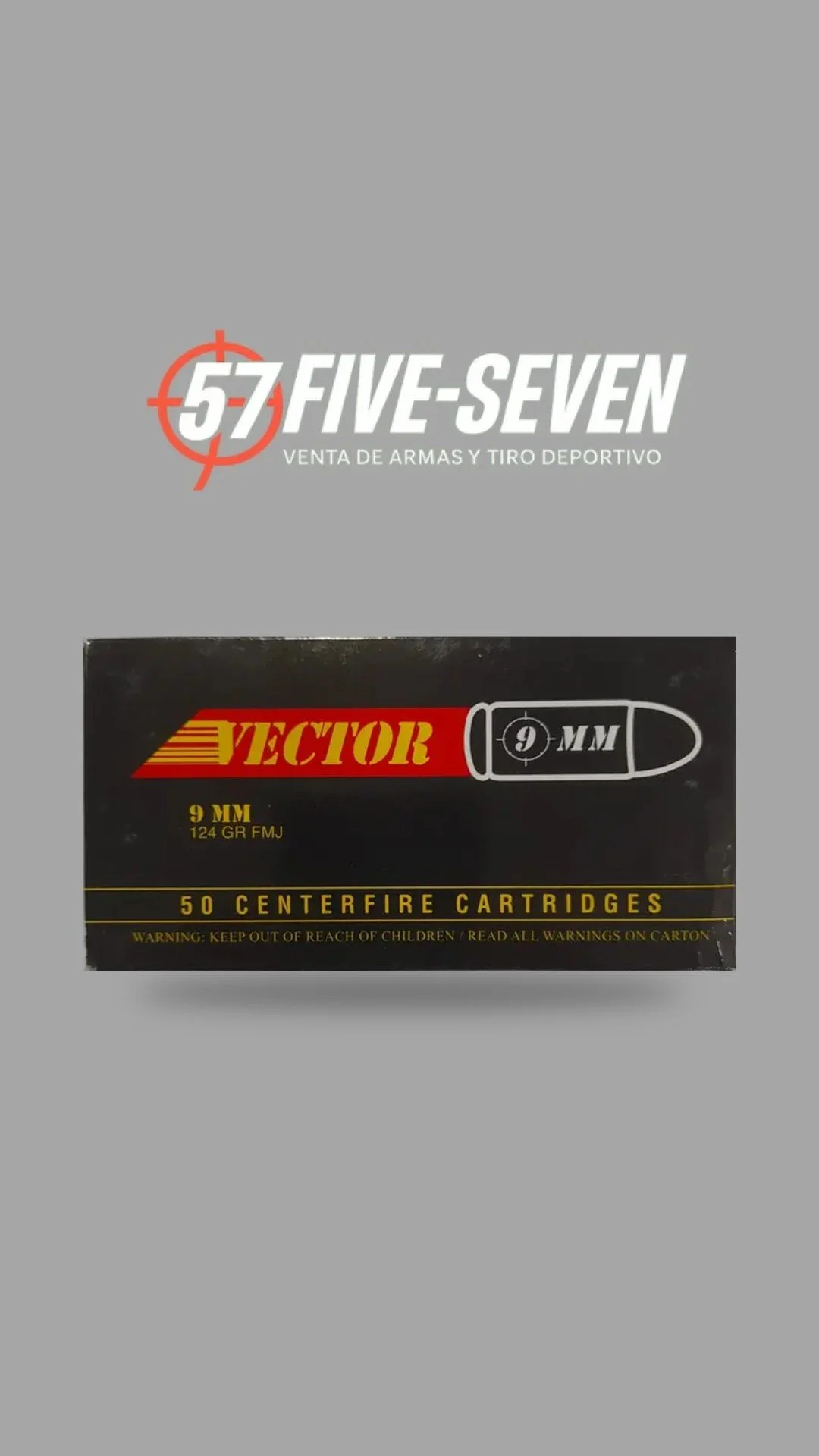 Vector 9mm 124 gr FMJ