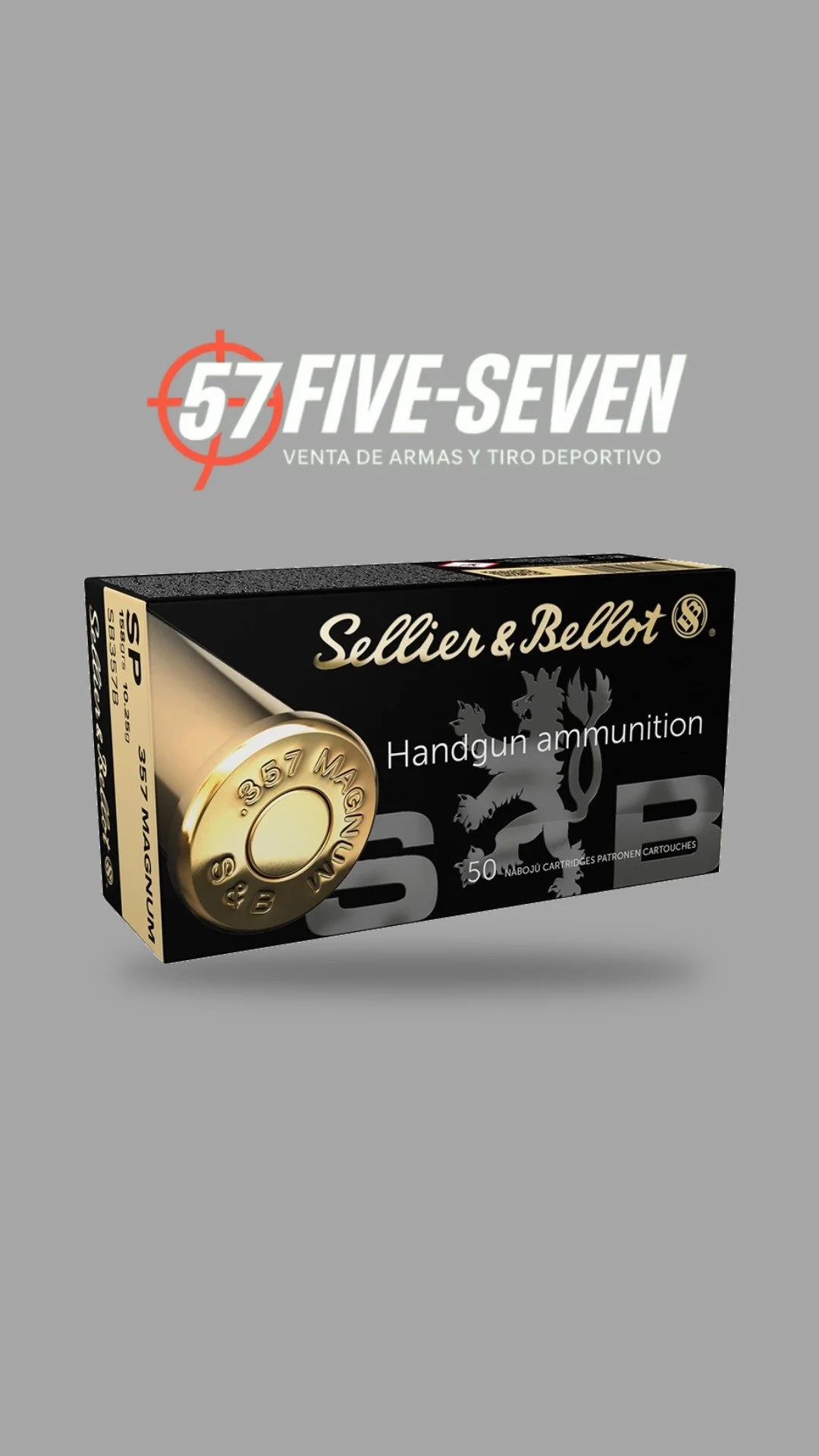 Sellier & Bellot .357 Magnum 158 gr SP