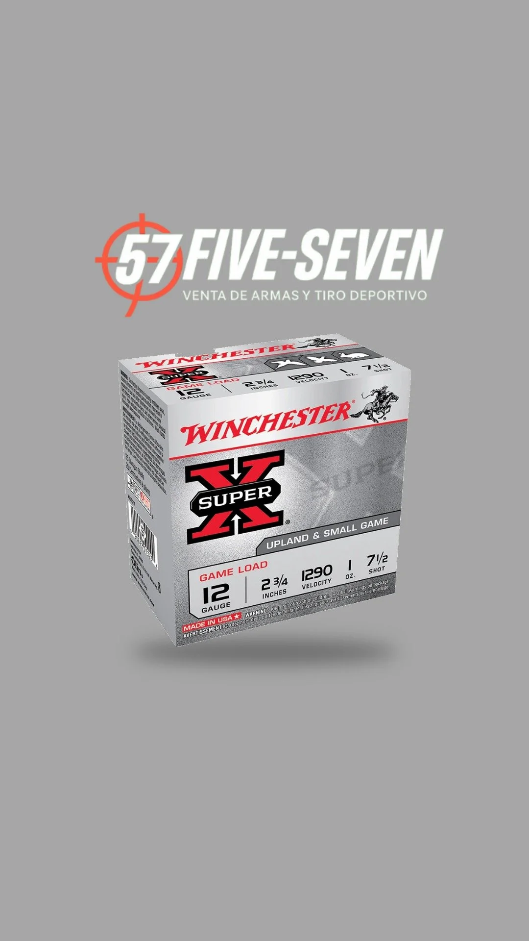 Winchester 12 GA #7½ – Caja de 5