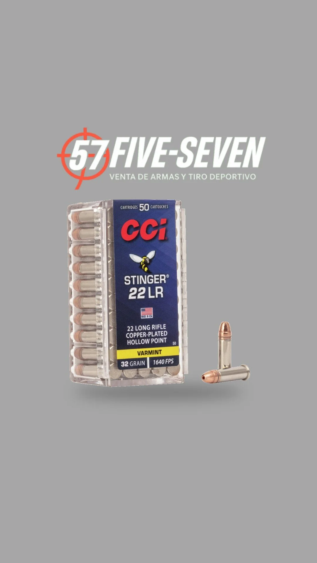 CCI Stinger .22 LR 32 gr CPHP