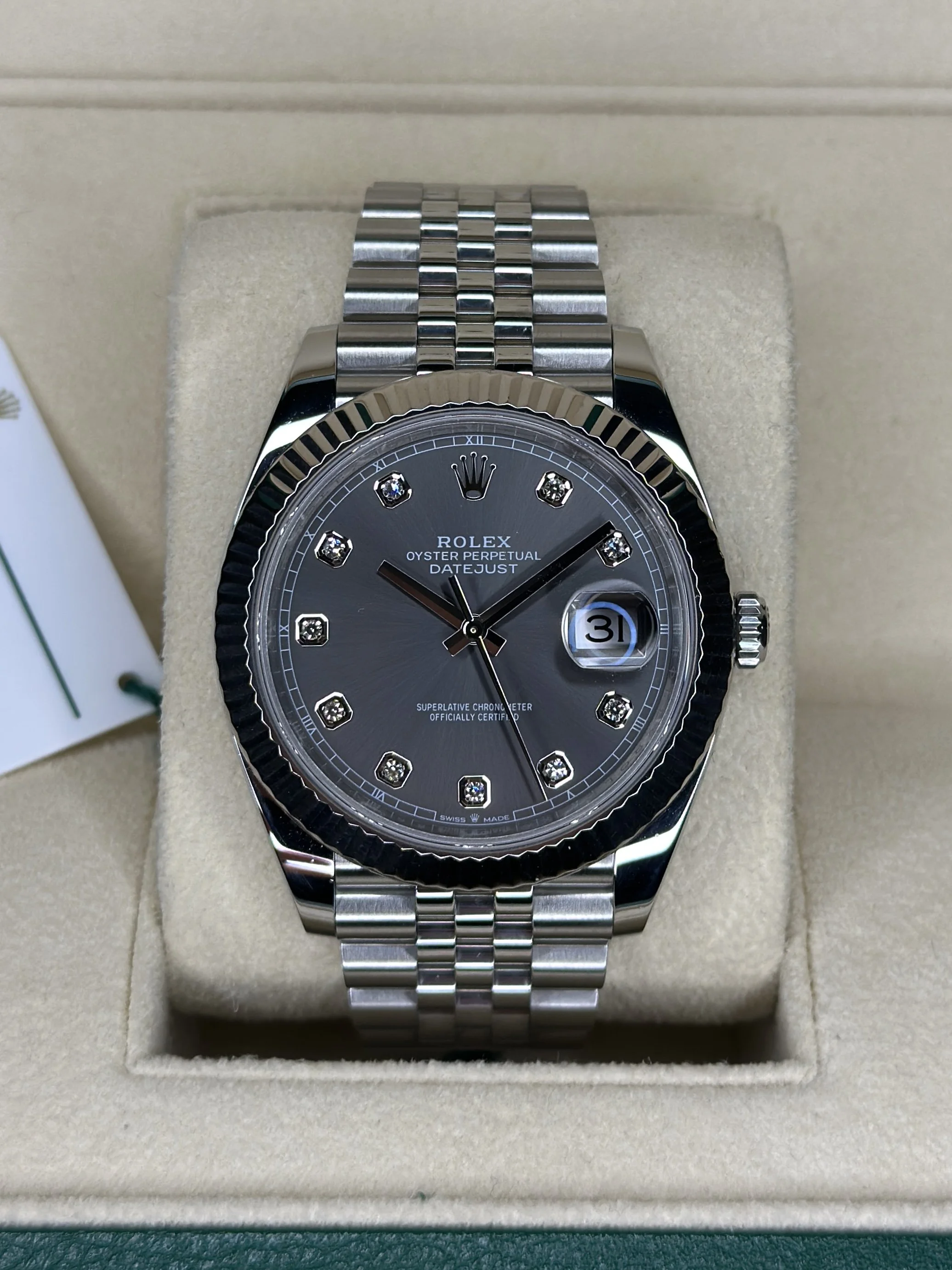 Rolex Datejust 41mm Diamond Dial