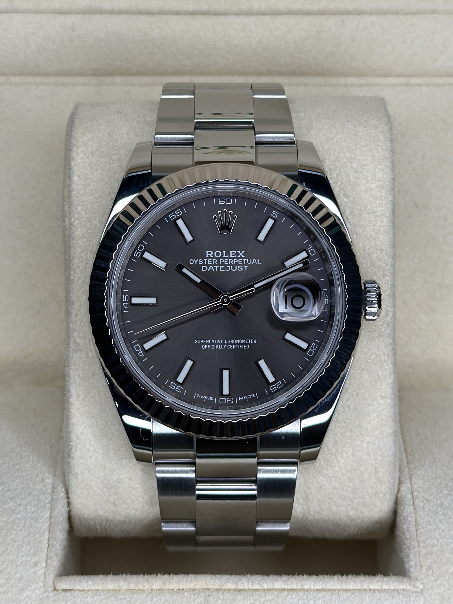 Rolex Datejust 41mm Rhodium
