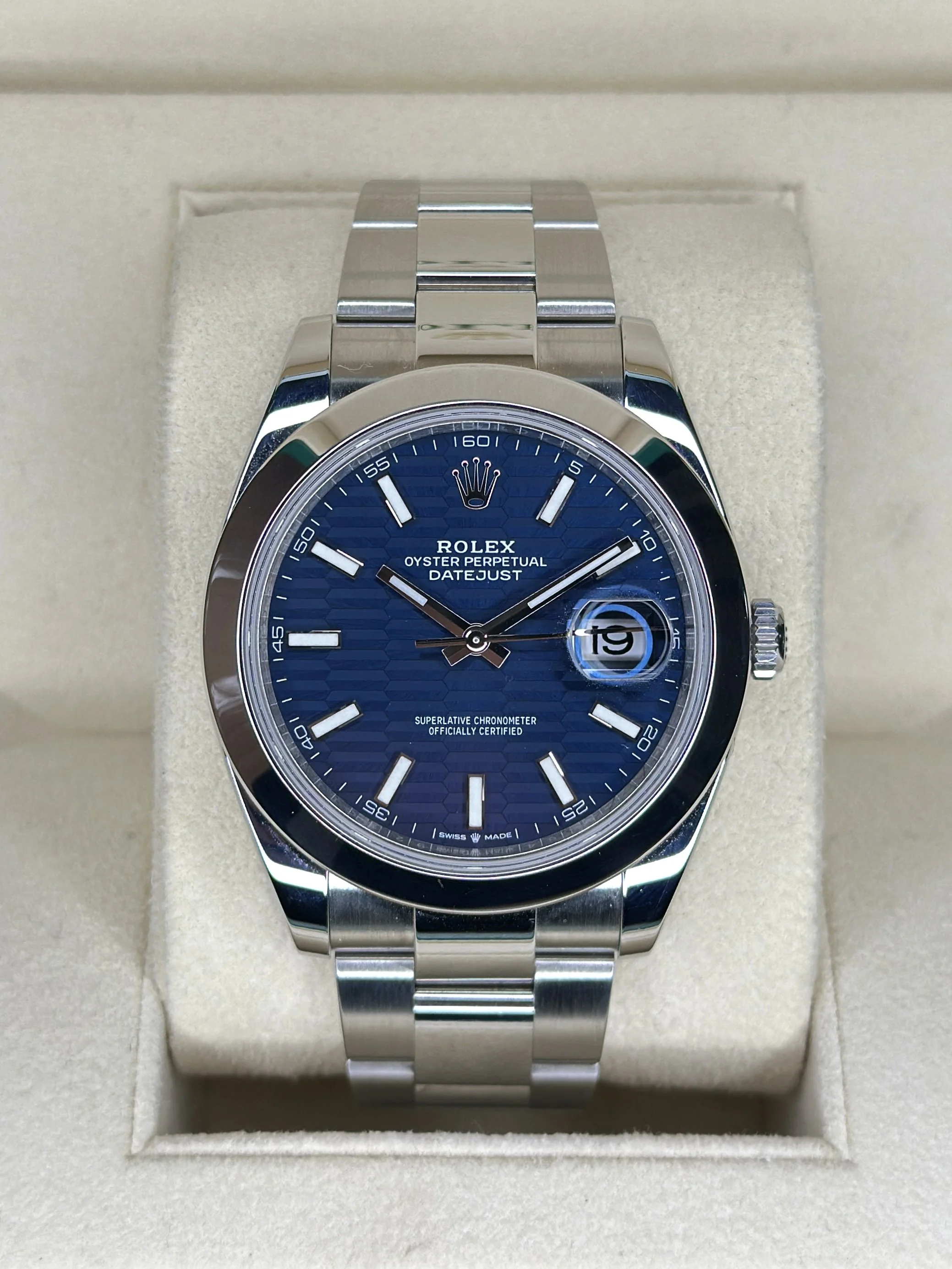 Rolex Datejust 41mm Fluted Dial
