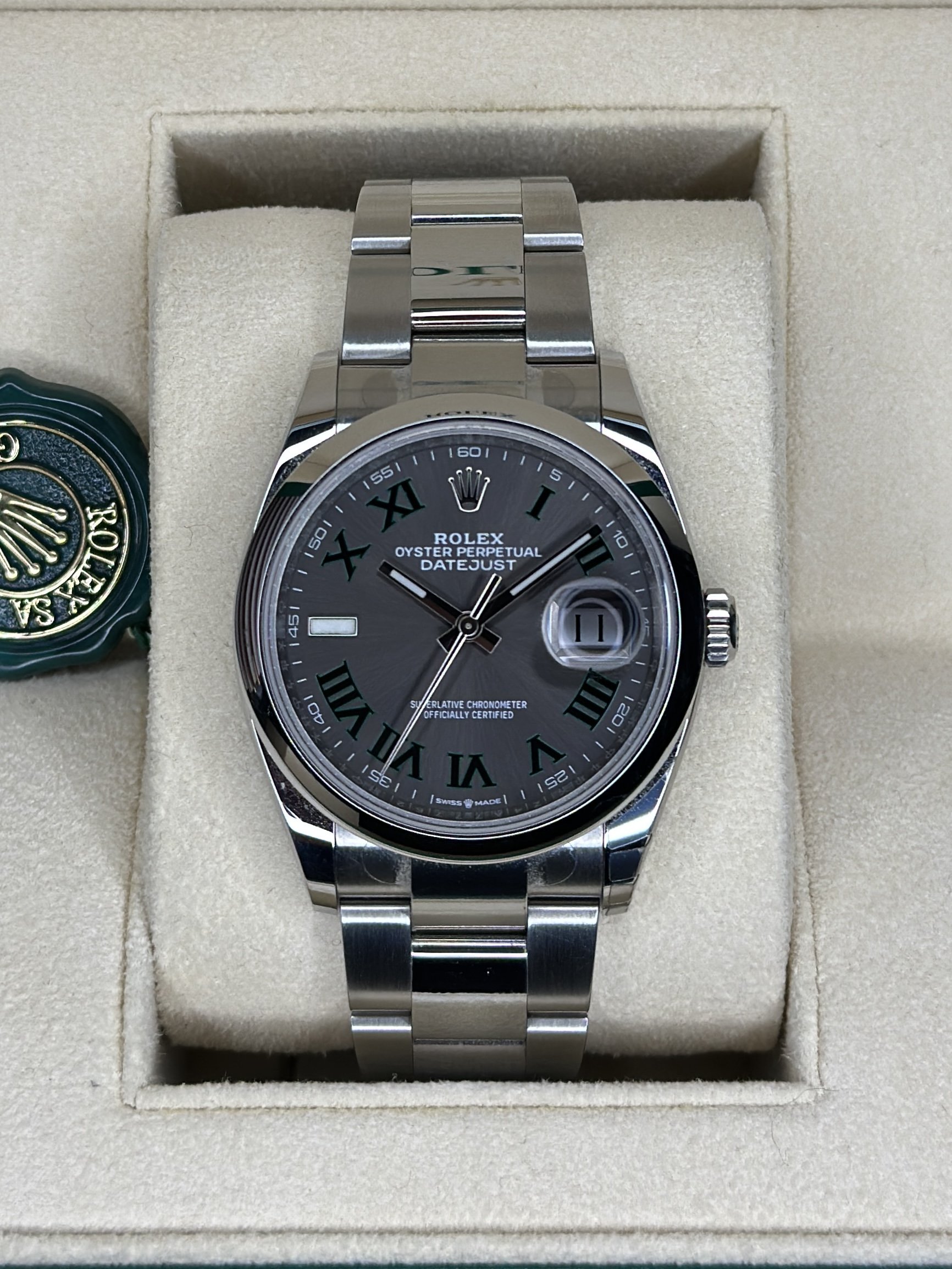 Rolex Datejust 36mm Wimbledon Stickers