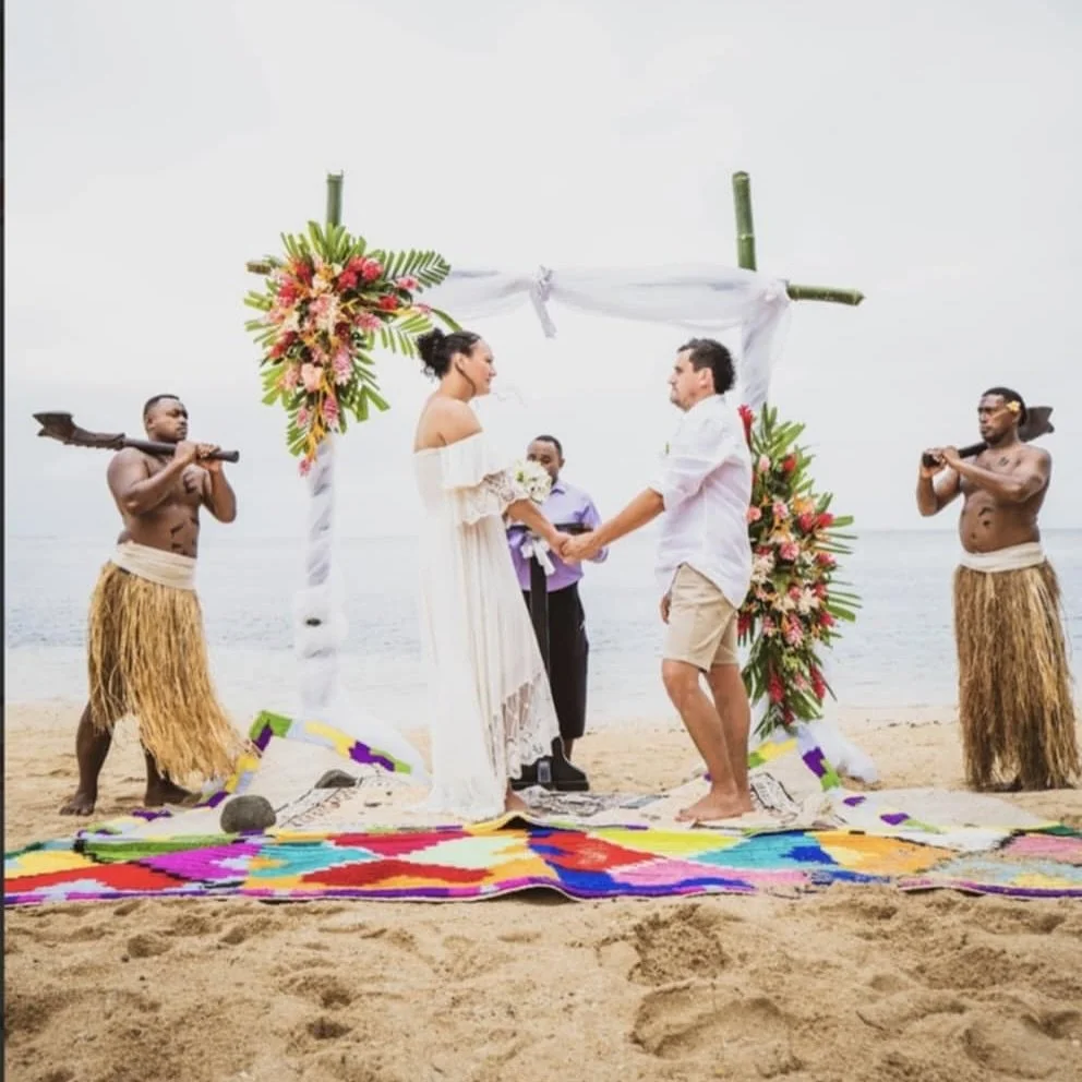 Kowhai + Luke 🙌🏼🥰 || 

Fiji is calling ✈️🌴

Back in May, Kowhai and Luke set off to Fiji to have a stunning ceremony to celebrate their love. But&hellip; I got to make it official in Australia beforehand 😜😍😍

At the Cancer Council Morning Tea,