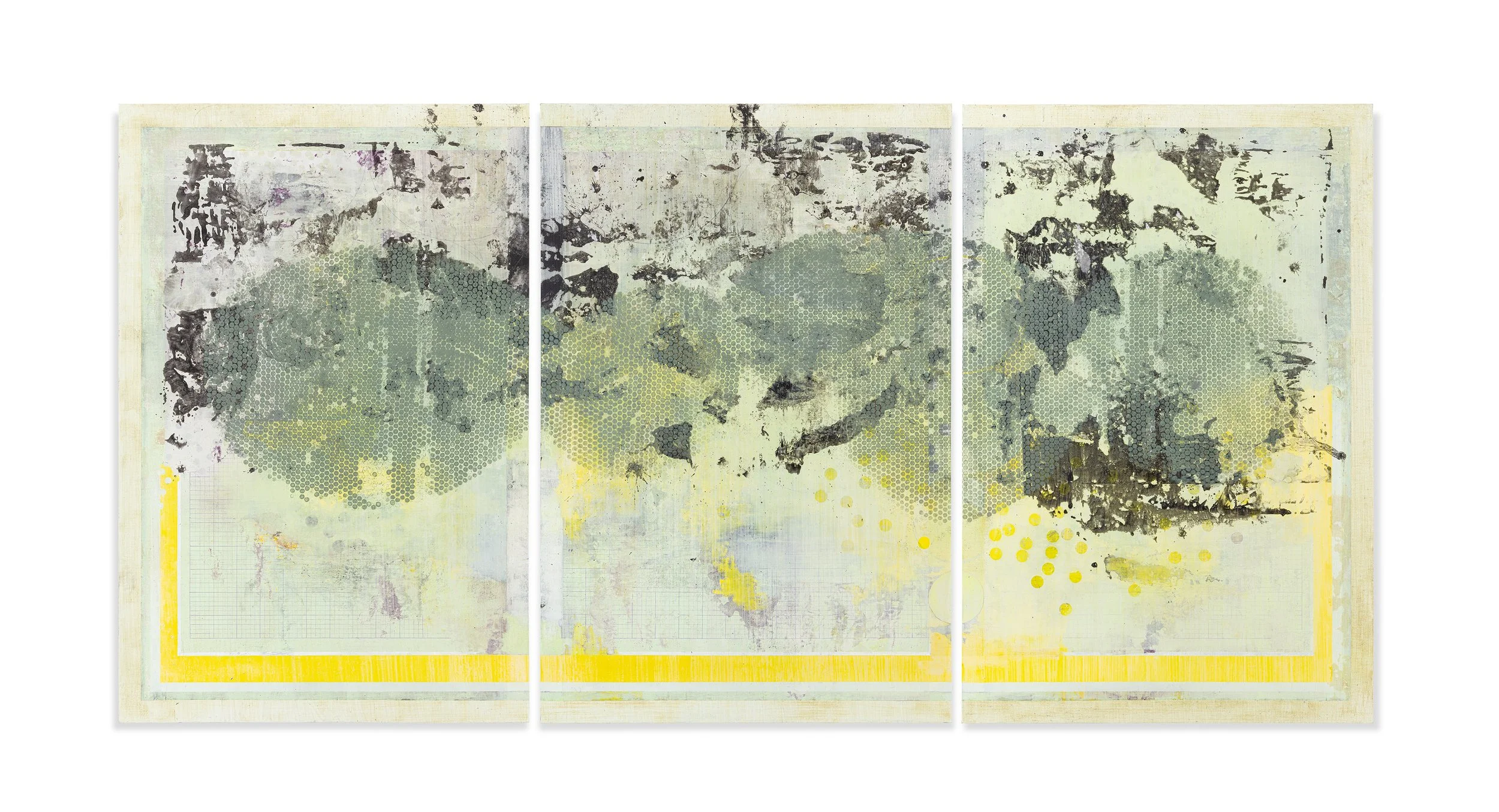 Sin título
2024
Óleo y encáustica / algodón importado
1.22 x 2.44 m