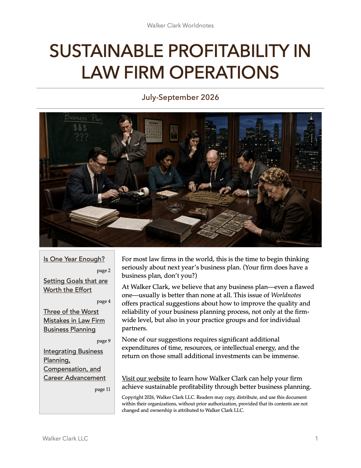 Sustainable Profitability in Law Firm Operations 