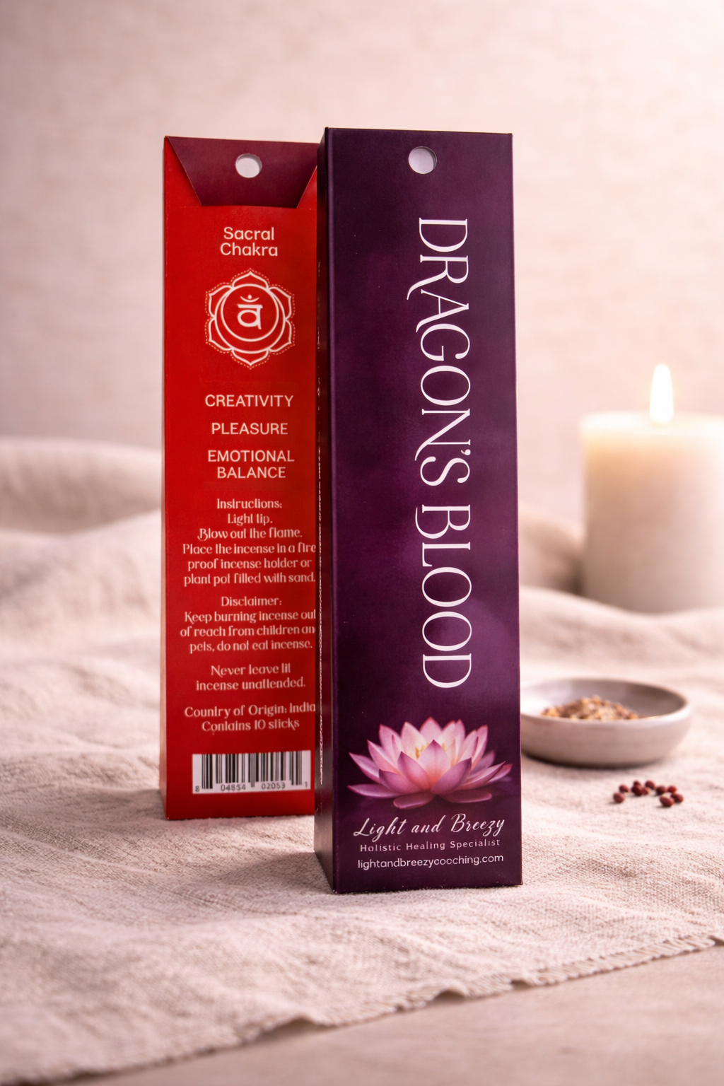 DRAGON'S BLOOD - SACRAL CHAKRA INCENSE