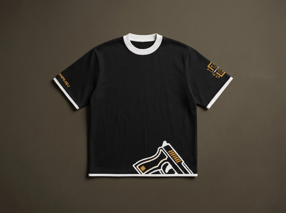 PACKING HEAT JACQUARD KNIT TEE