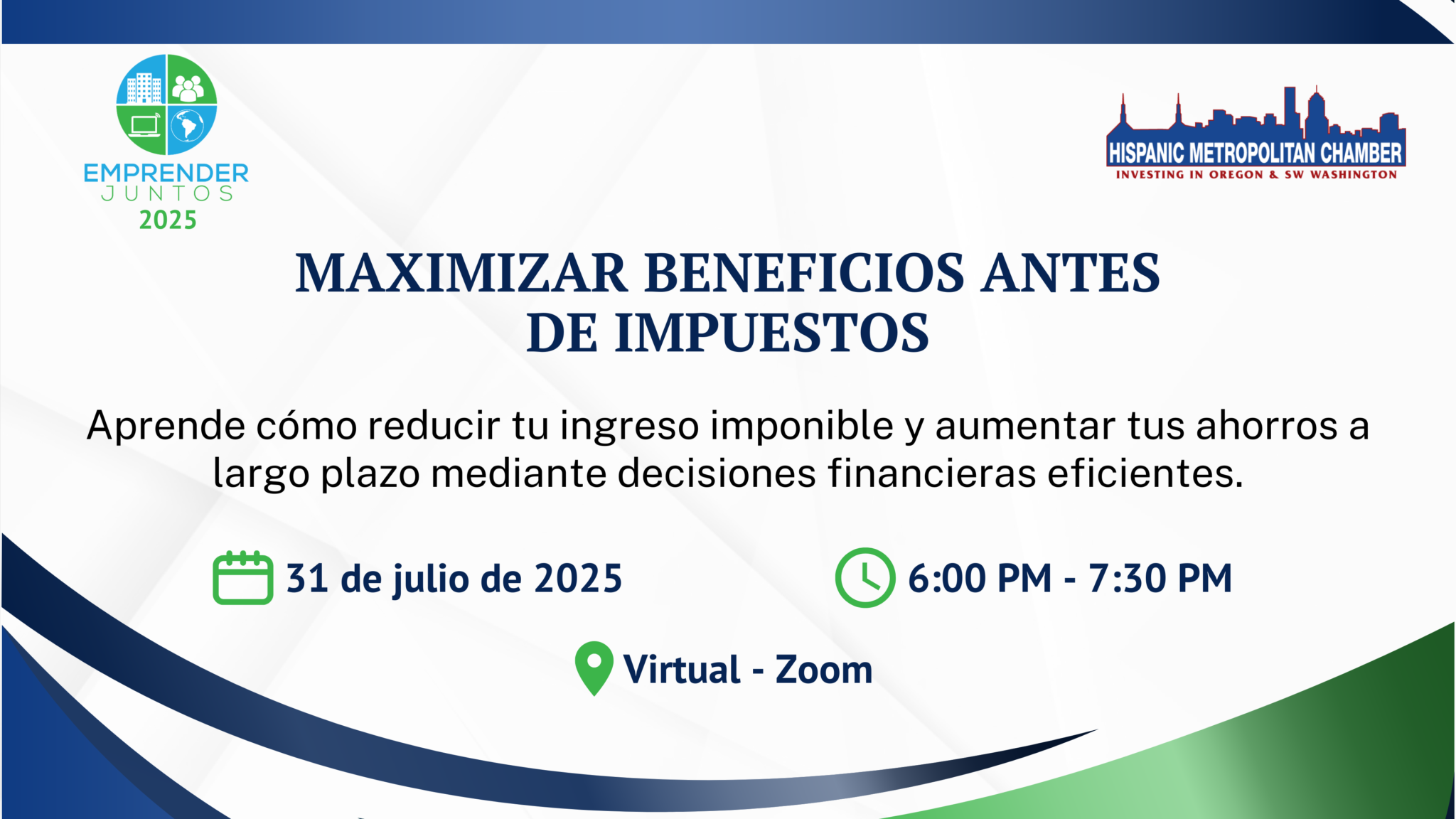 Emprender Juntos: Maximizar Beneficios Antes de Impuestos