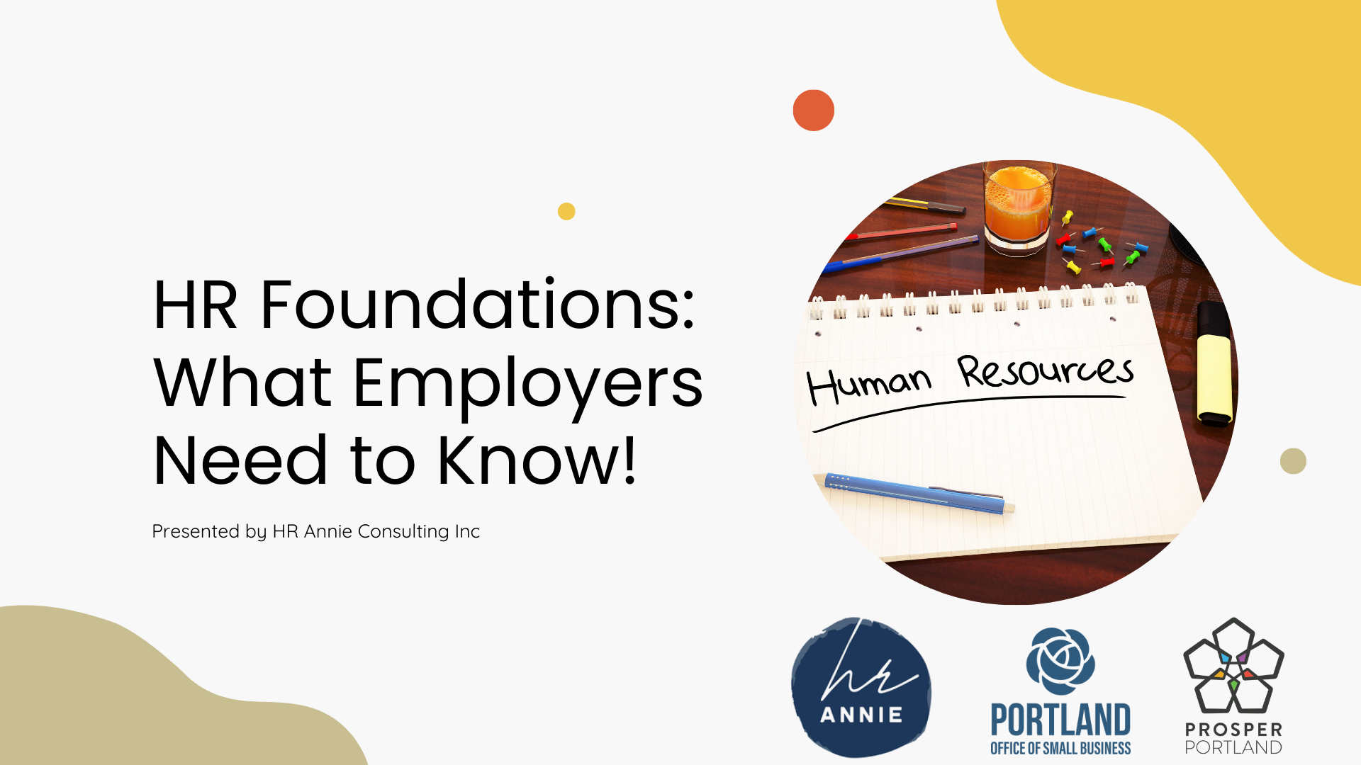 HR Foundations: What Employers Need to Know!