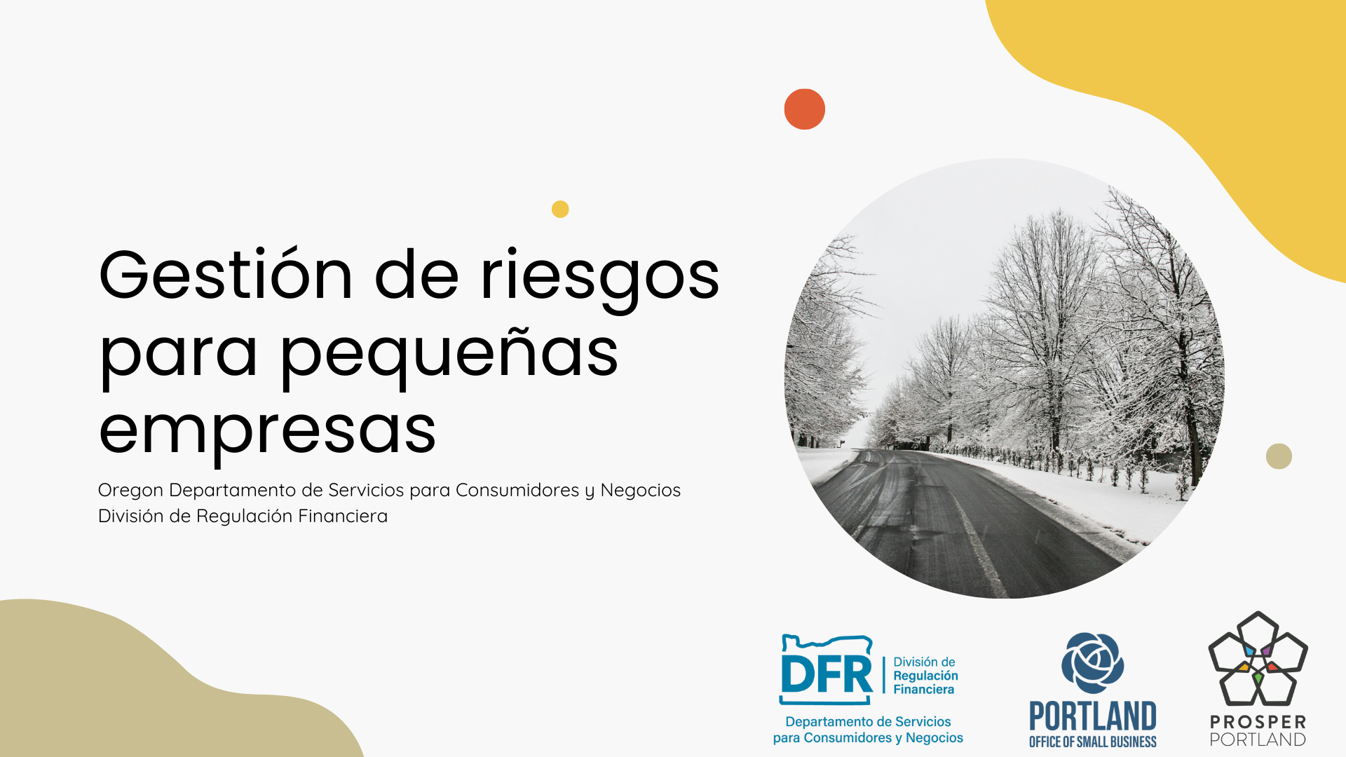 Gestión de riesgos para pequeñas empresas