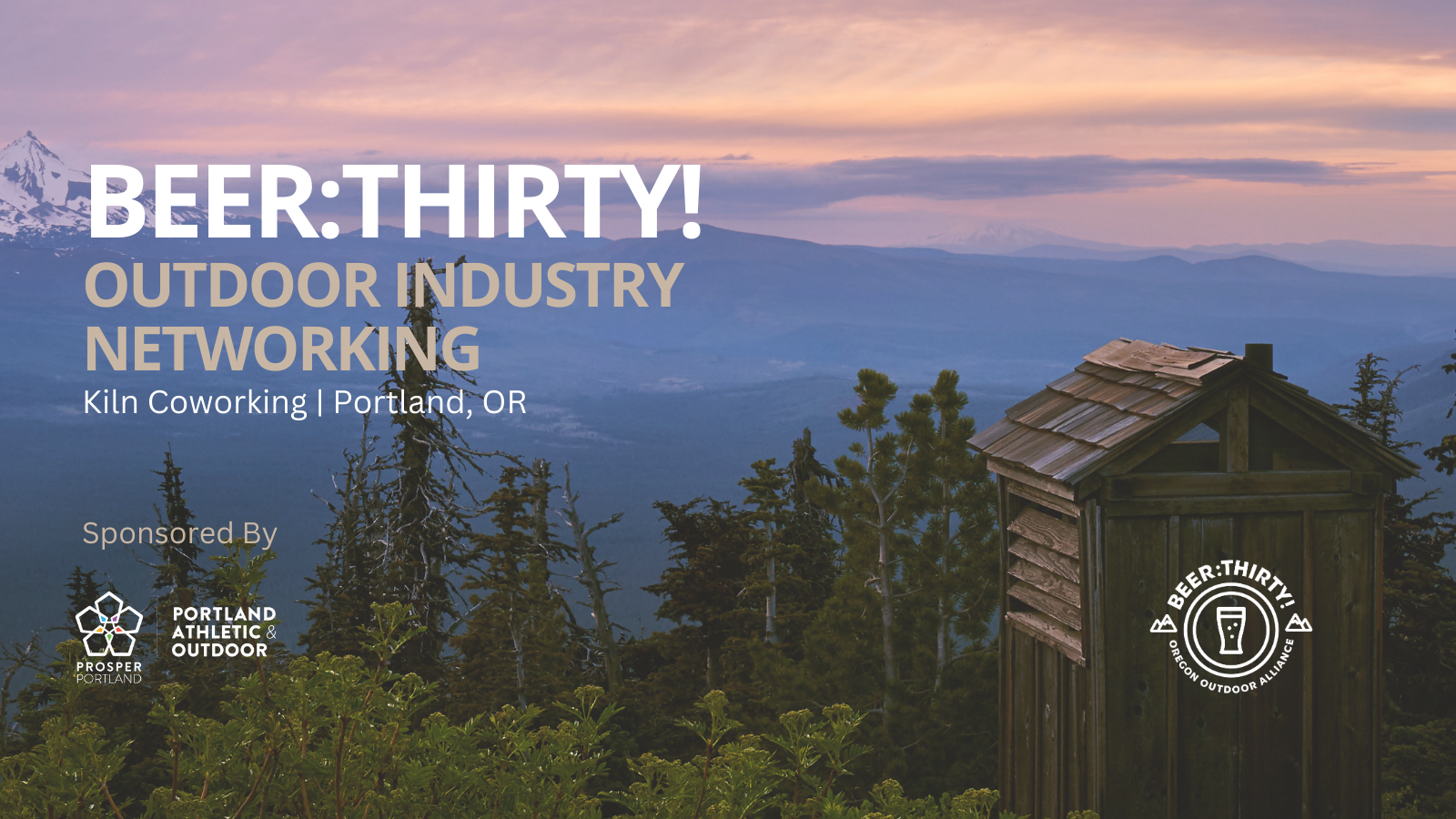 Portland | Beer:Thirty! Outdoor Industry Networking Event