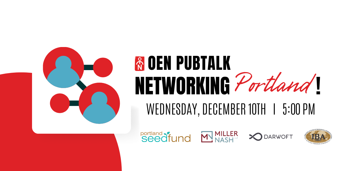 December PubTalk: Networking in Portland
