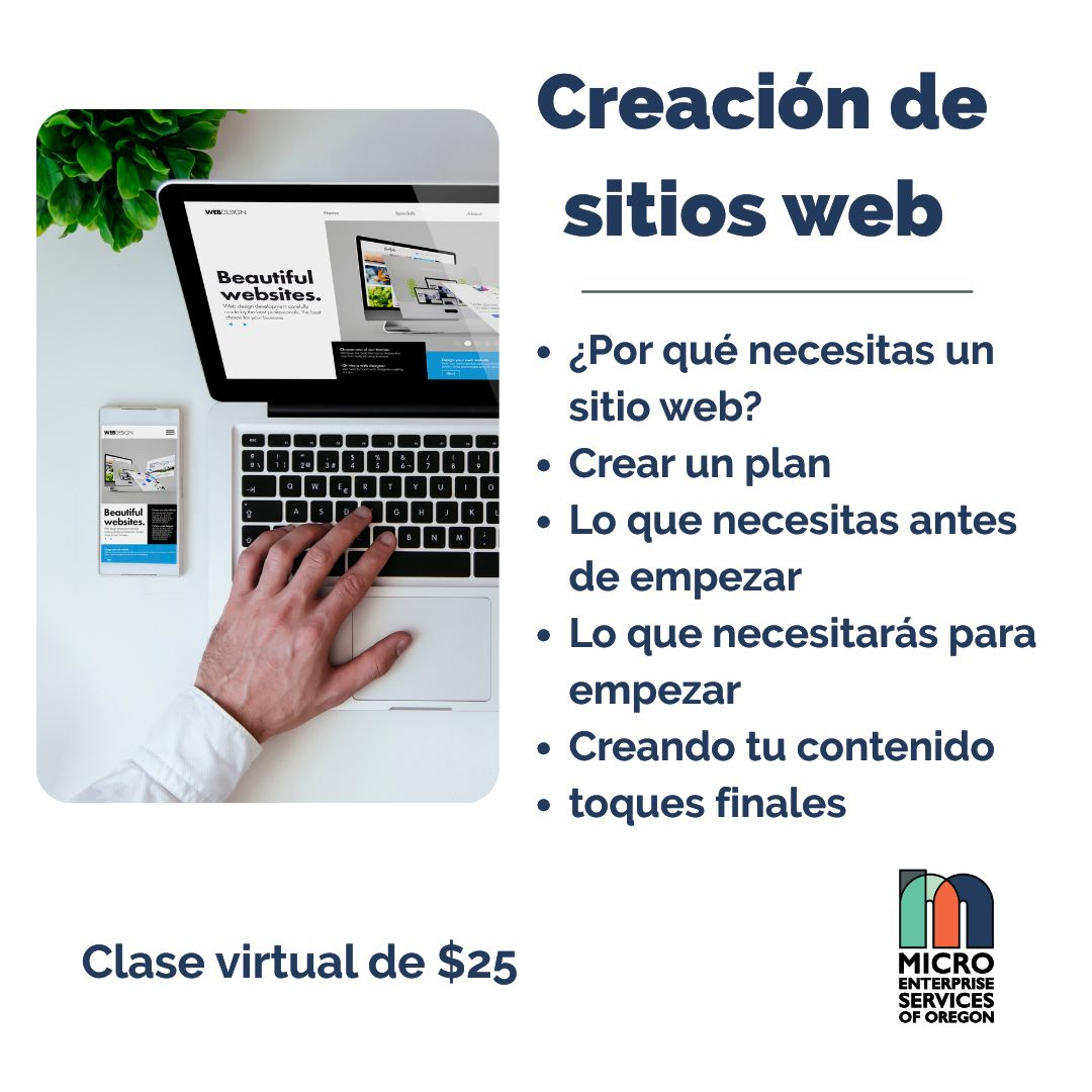 Clase de creación de sitios web