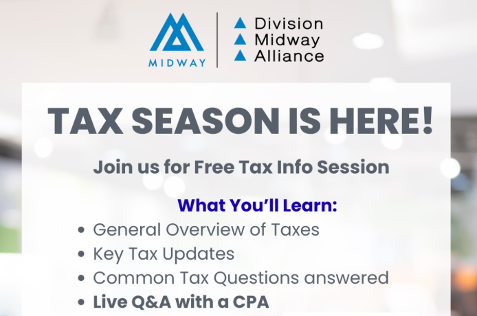 Division Midway Alliance Tax Information Session