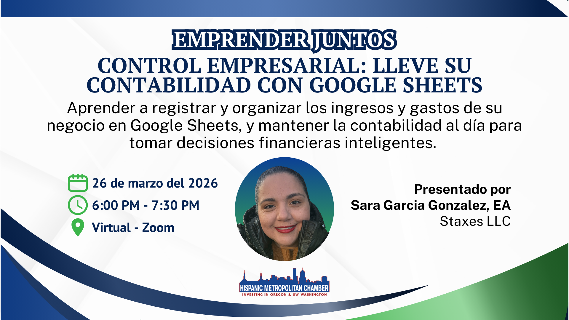 Emprender Juntos – Control Empresarial: Lleve su Contabilidad con Google Sheets