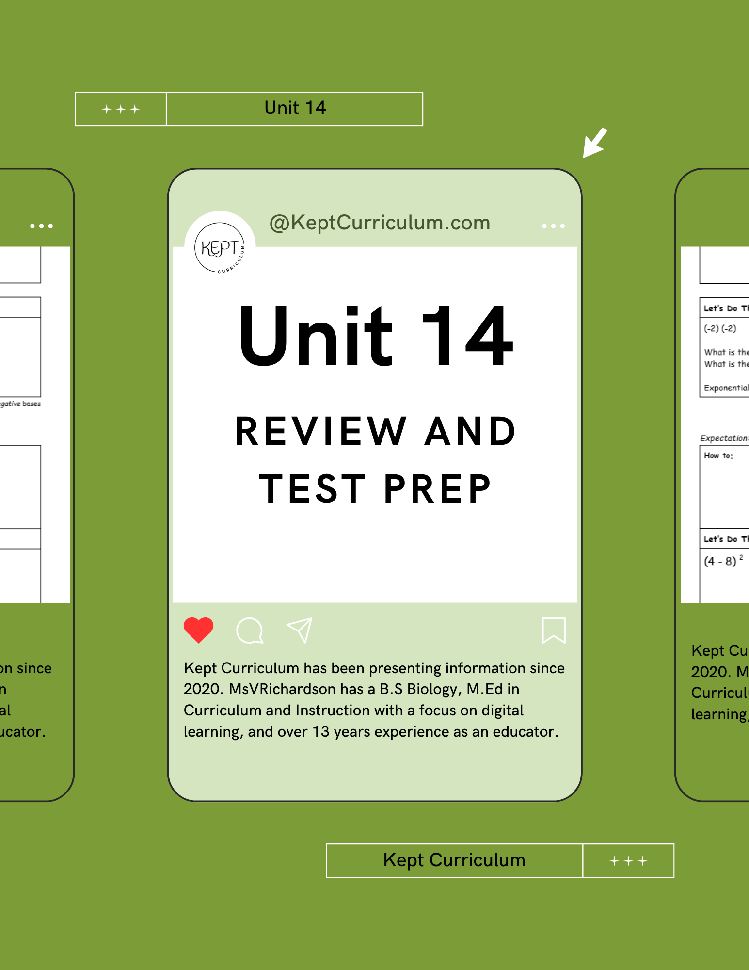 Unit 14 - Review and Test Prep