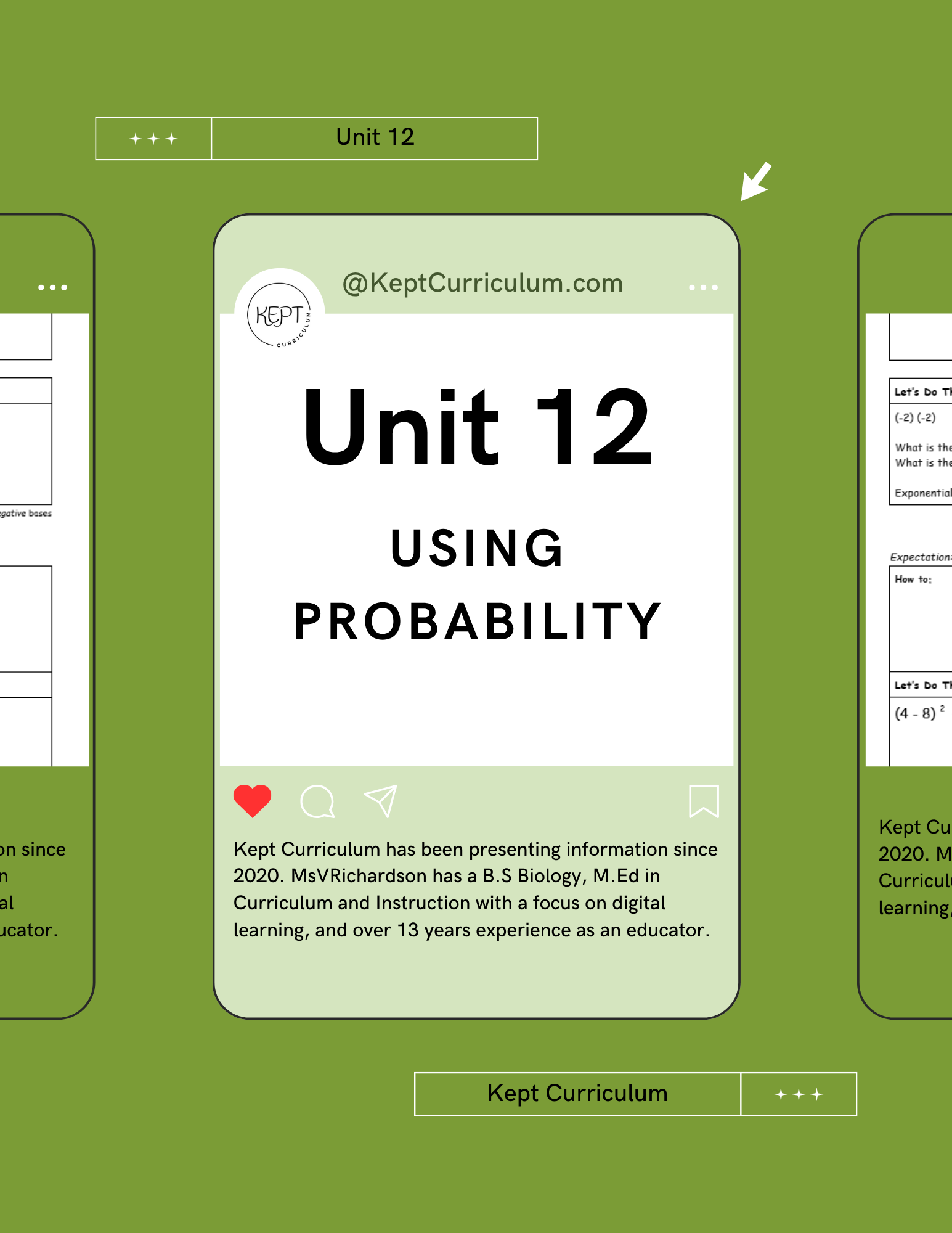 Unit 12 - Using Probability